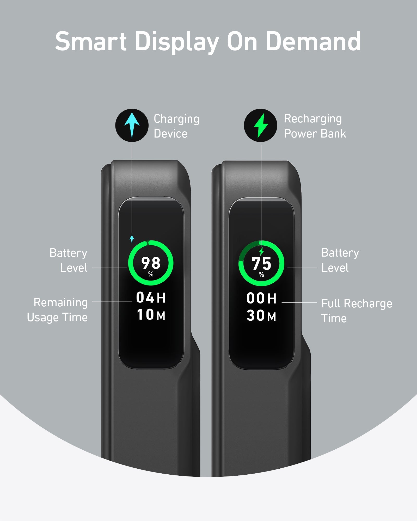Anker MagGo Power Bank 10K with magnetic attachment and USB-C port, compact portable charger for smartphones and devices.