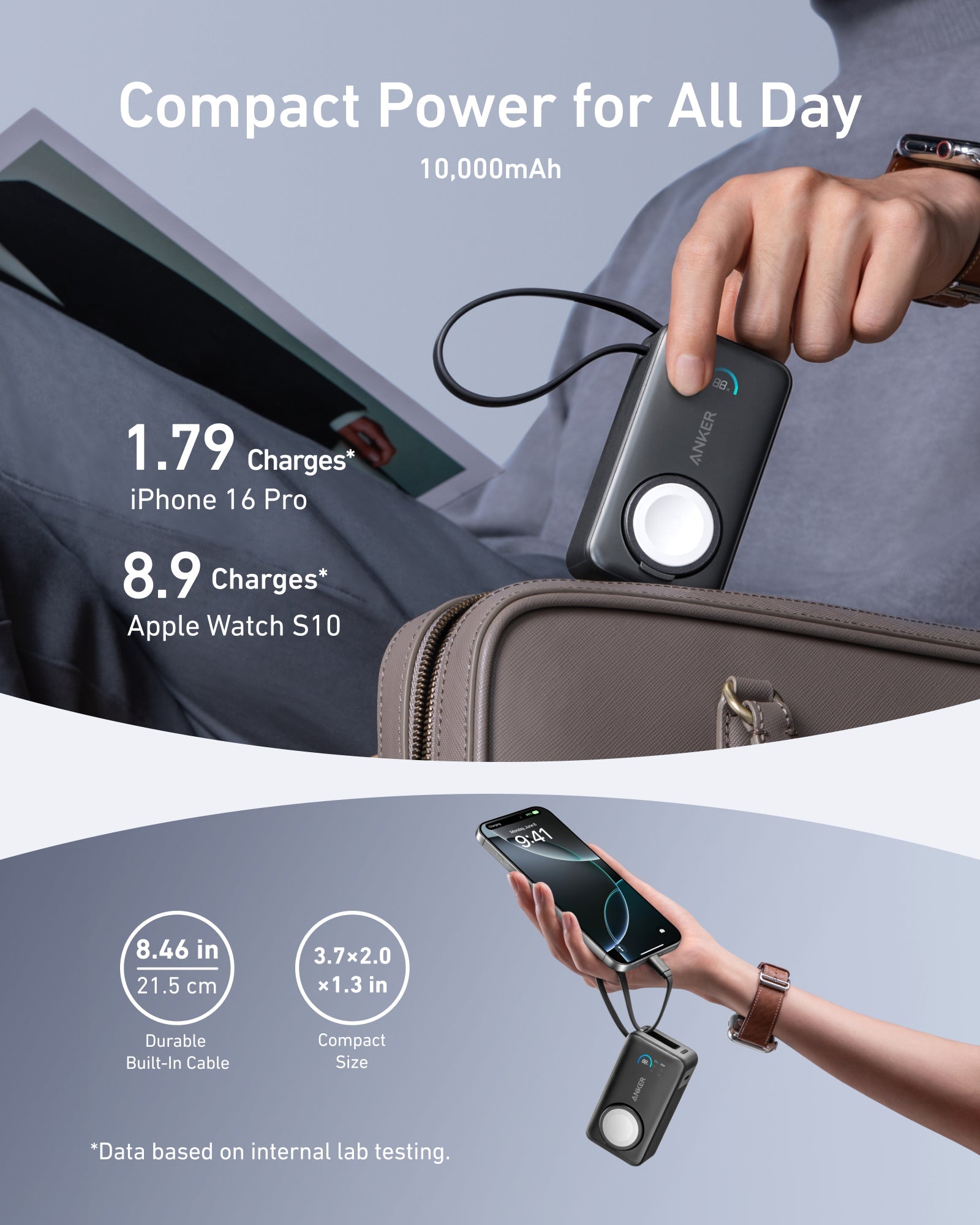 Anker MagGo Power Bank (10K, 35W, For Apple Watch) - We The Collective