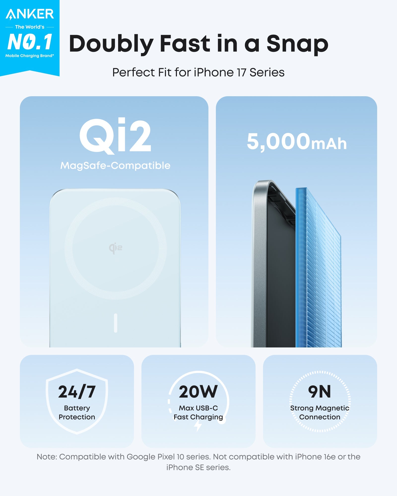 Anker Nano Power Bank (5K, MagGo, Slim) - OVERLANDERS Outfitter