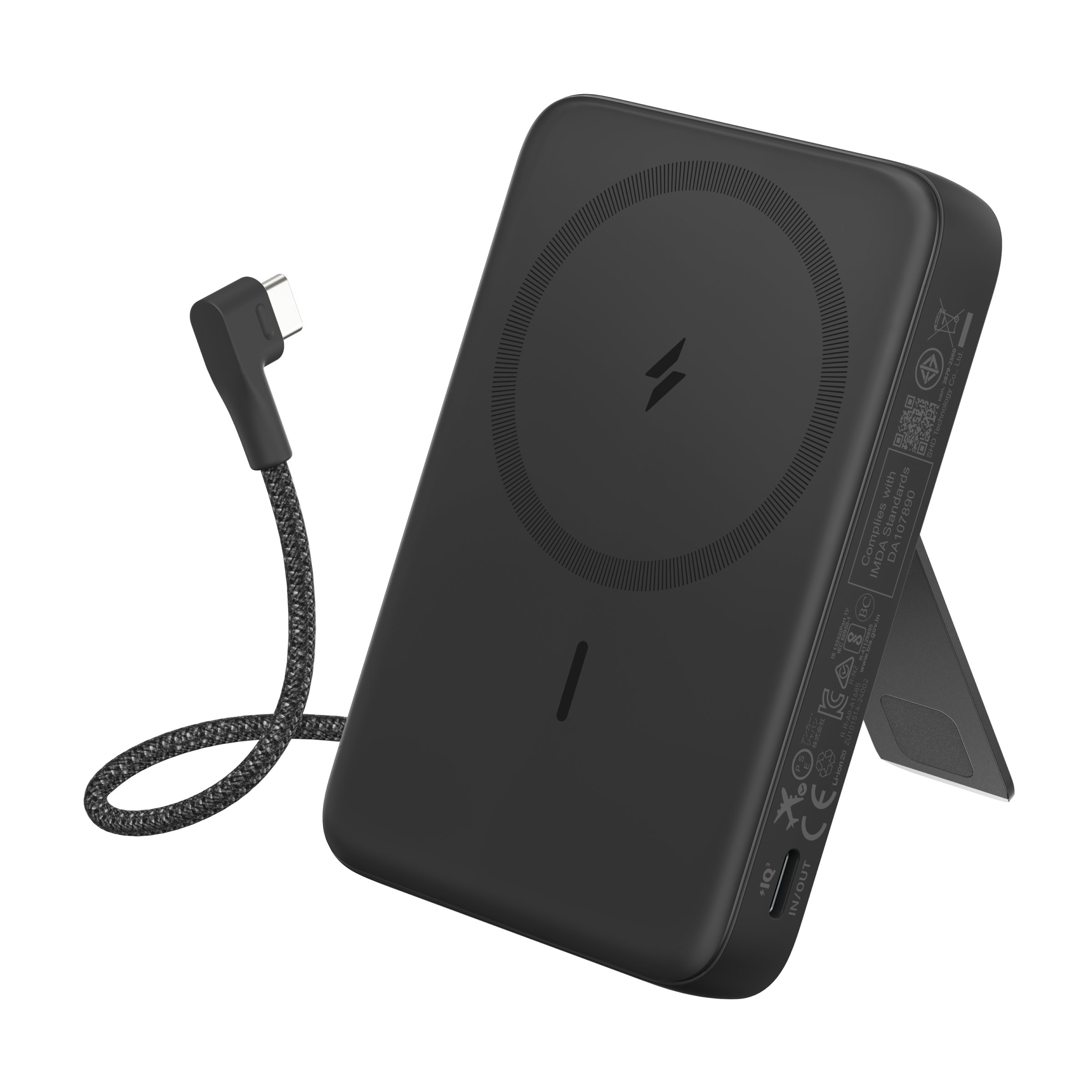 Anker Zolo Magnetic Power Bank (10K, 30W, Built-in USB-C Cable) - OVERLANDERS Outfitter