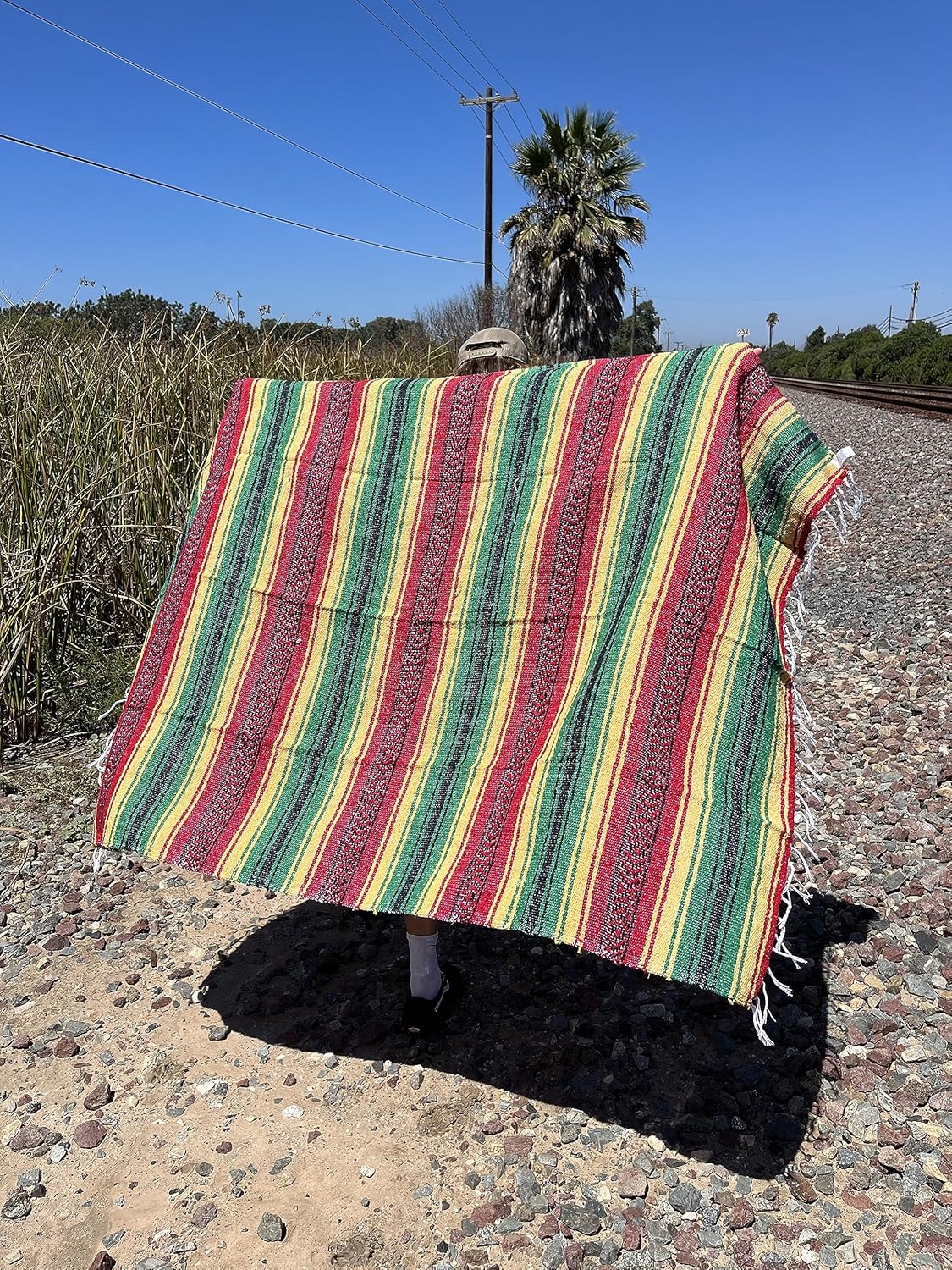 Rasta Mexican Falsa Yoga Blanket - OVERLANDERS Outfitter
