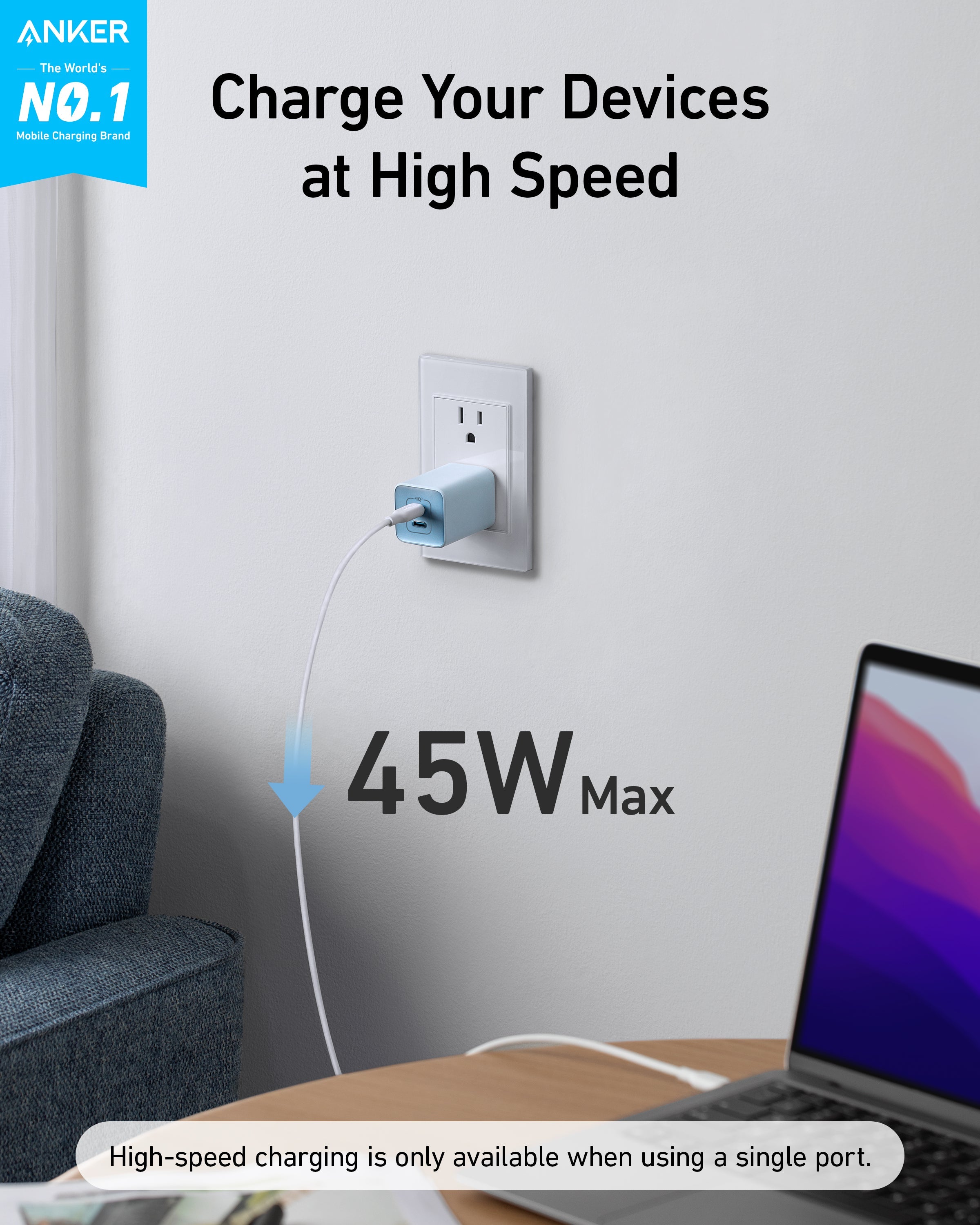 Anker <b>523</b> Charger (Nano 3, 47W) - We The Collective