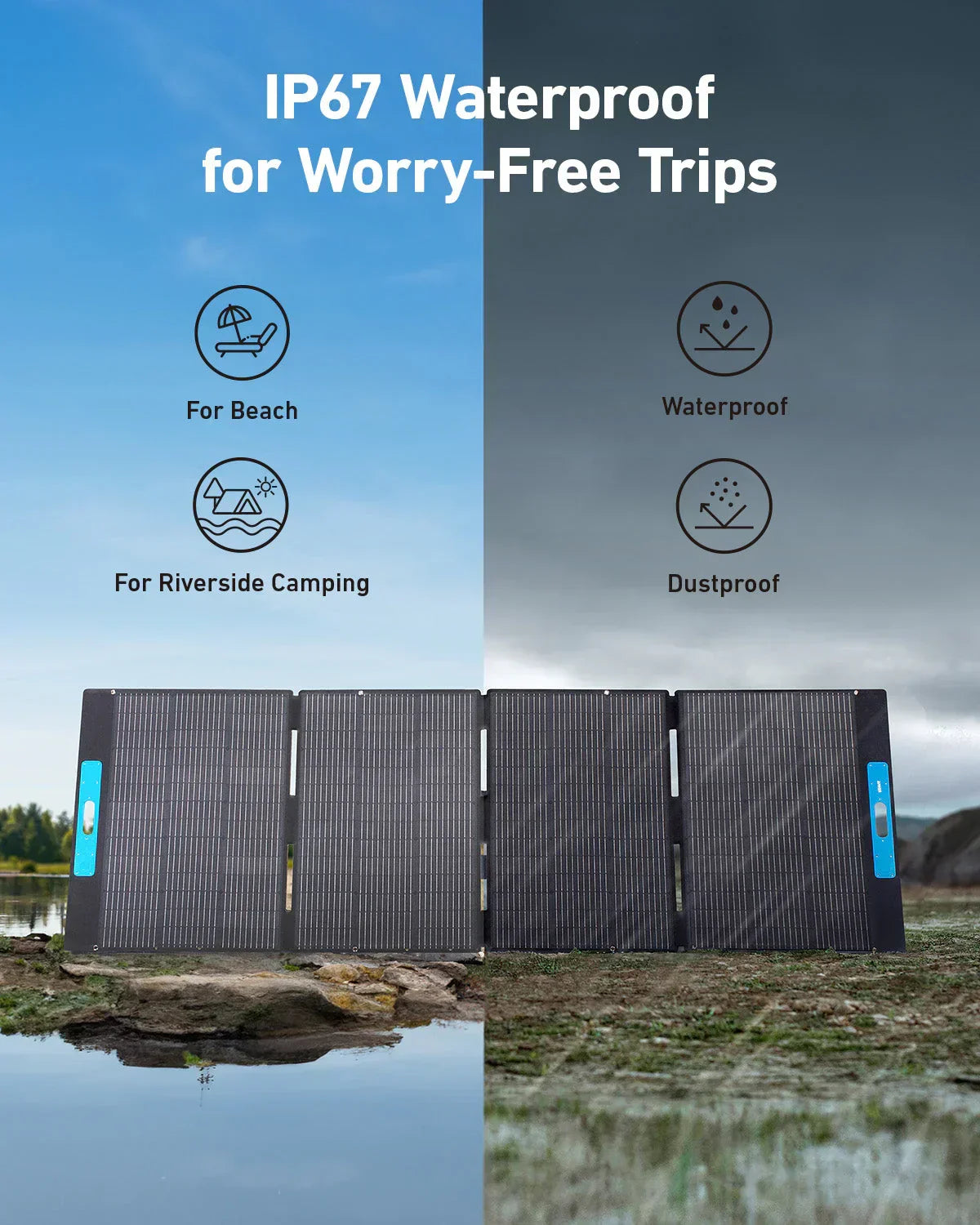 Anker SOLIX F3800 + Expansion Battery + 400W Portable Solar Panel - OVERLANDERS Outfitter
