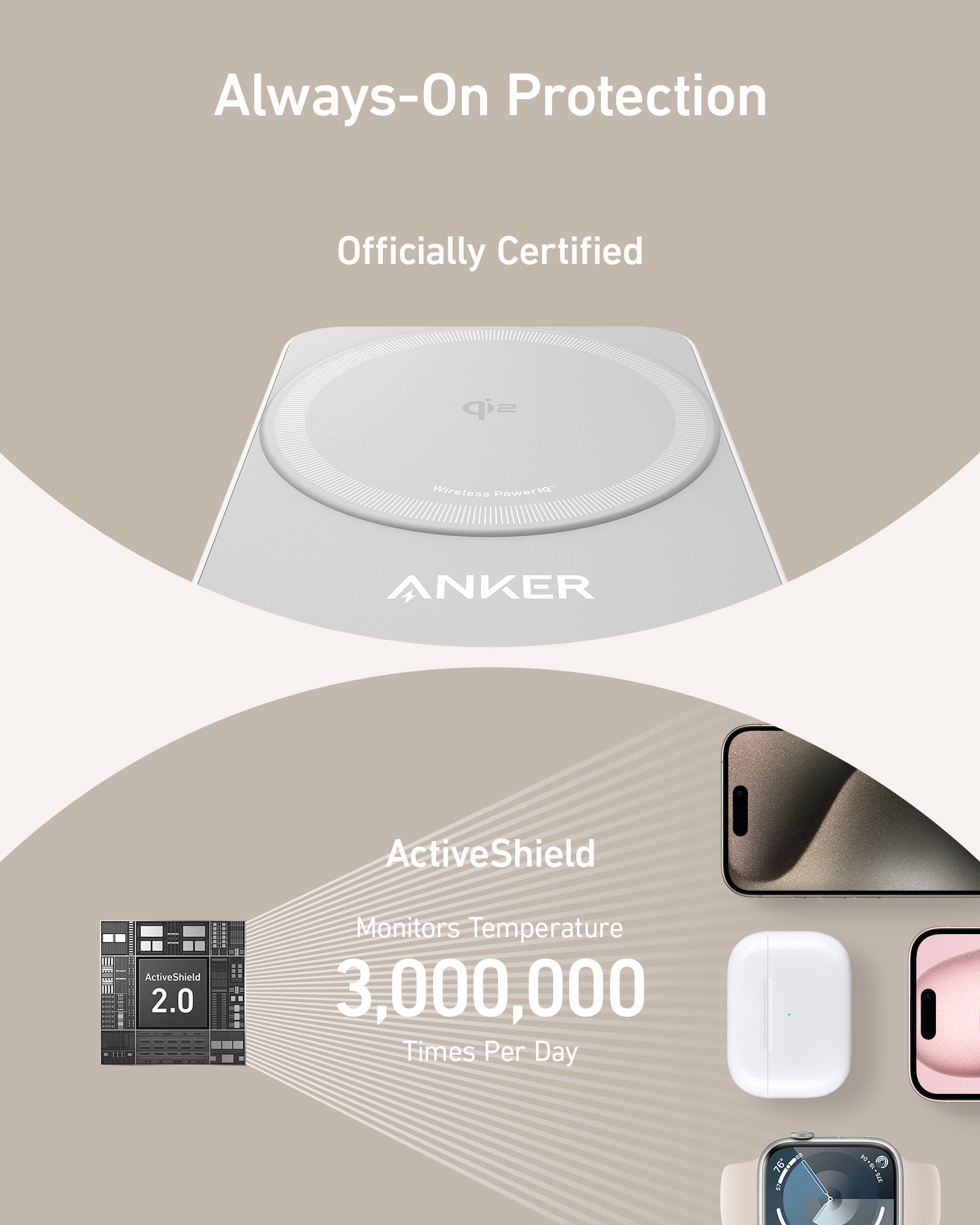 Anker MagGo Wireless Charging Station (Foldable 3-in-1) - We The Collective