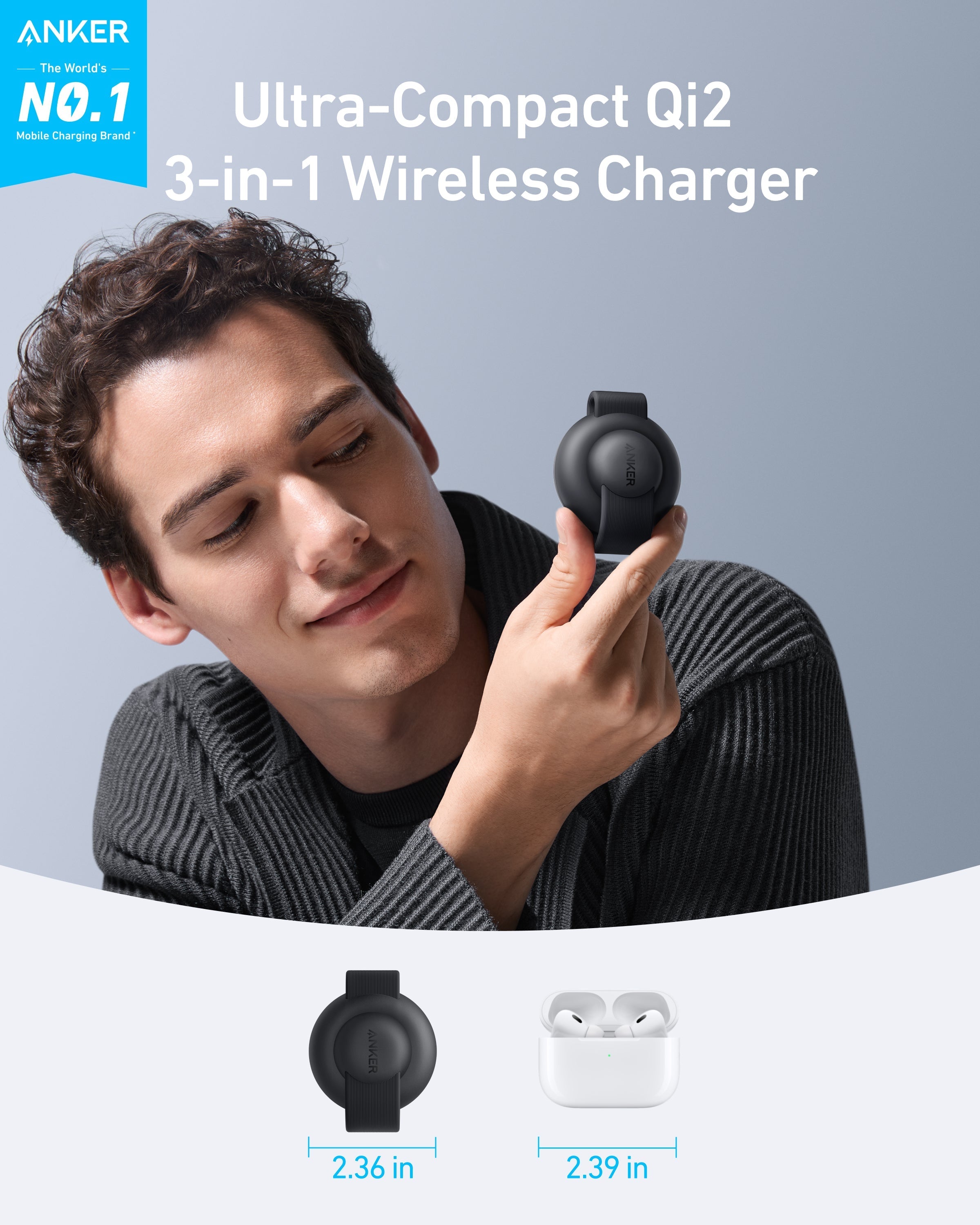 Anker MagGo Wireless Charging Station (3-in-1, Foldable Pad) - OVERLANDERS Outfitter