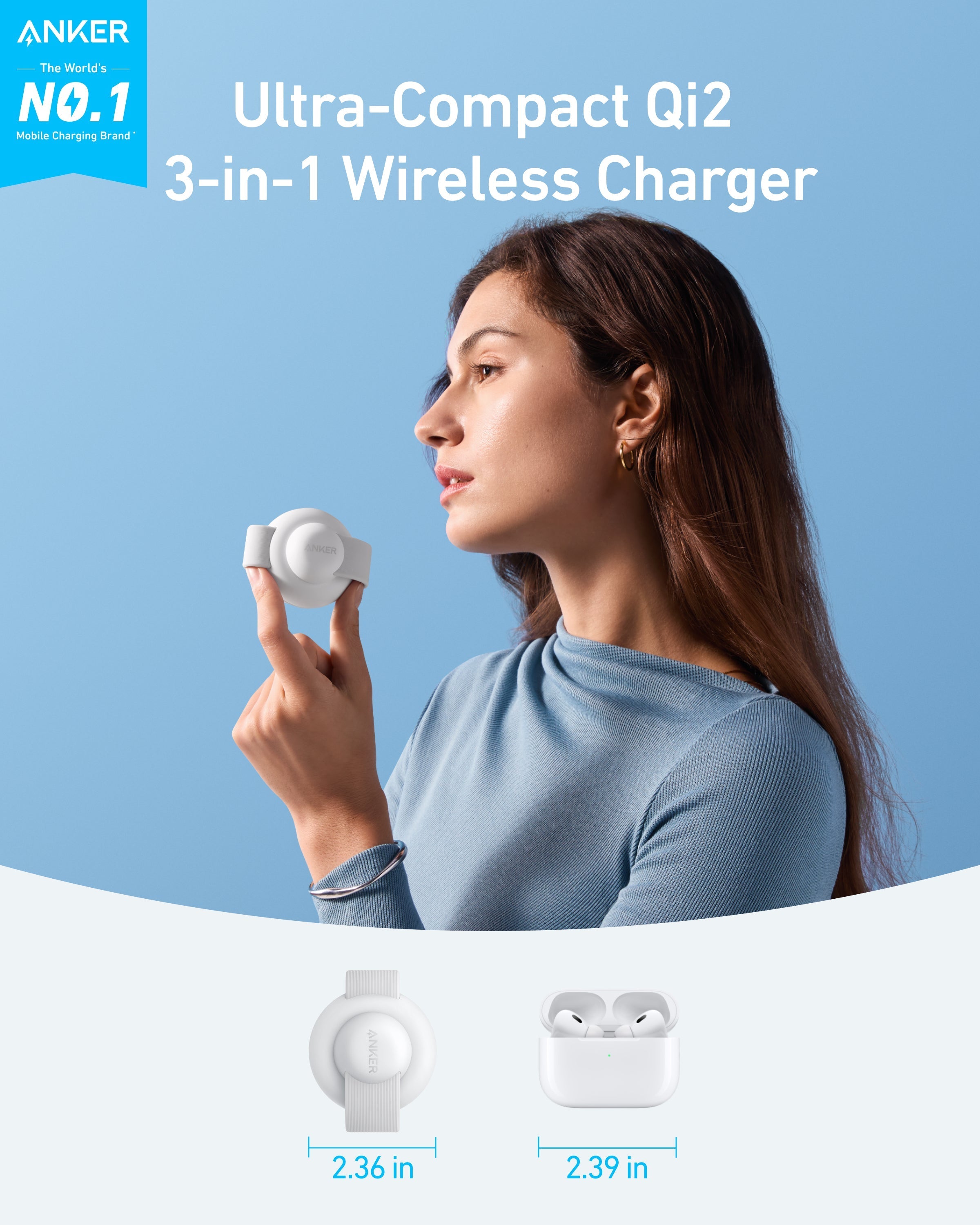 Anker MagGo Wireless Charging Station (3-in-1, Foldable Pad) - OVERLANDERS Outfitter