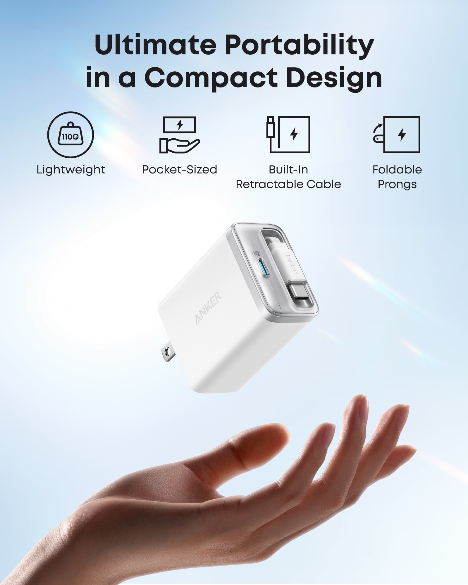 Anker Nano Charger (35W, Built-In Retractable USB-C Cable) - We The Collective
