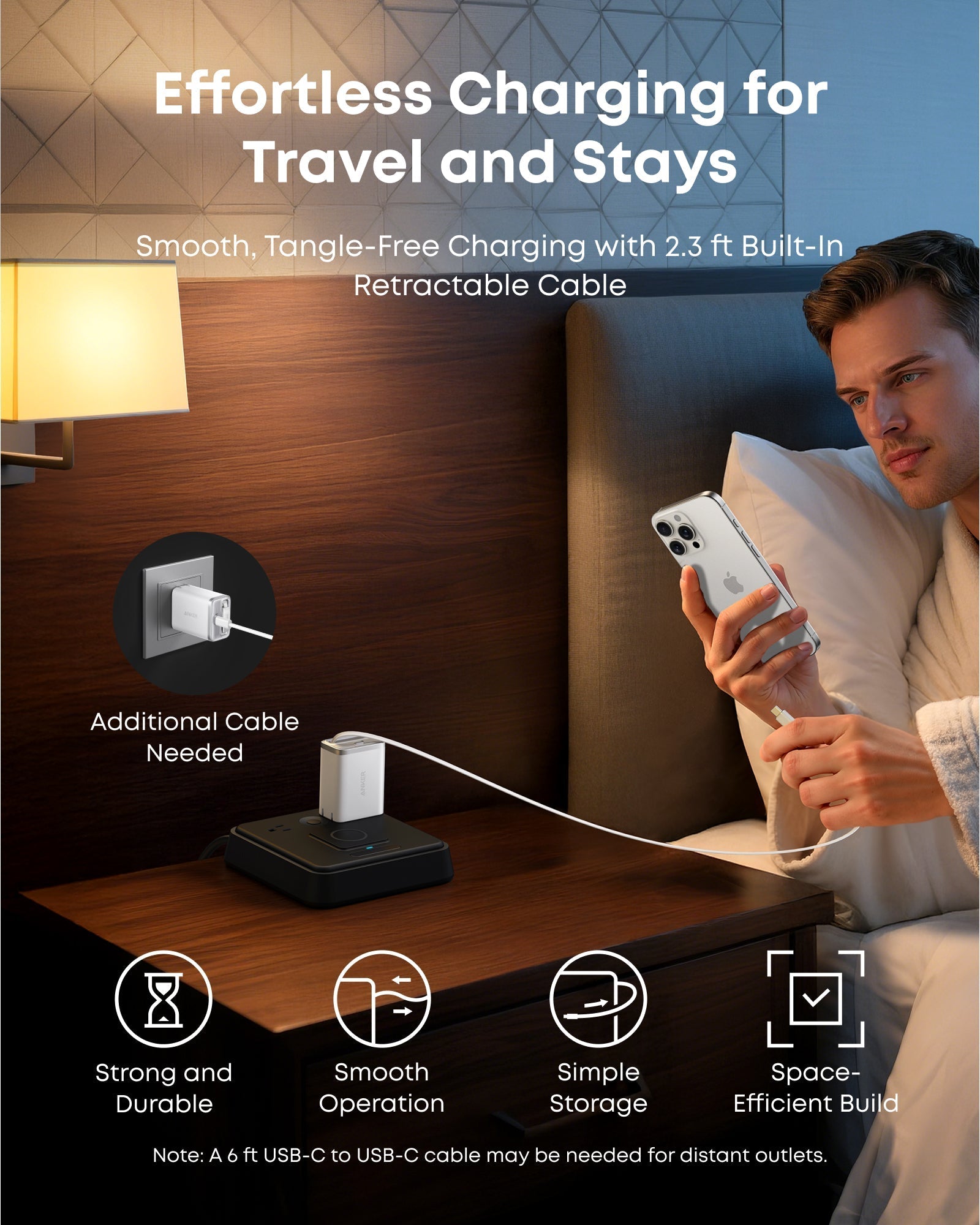Anker Nano Charger (35W, Built-In Retractable USB-C Cable) - We The Collective