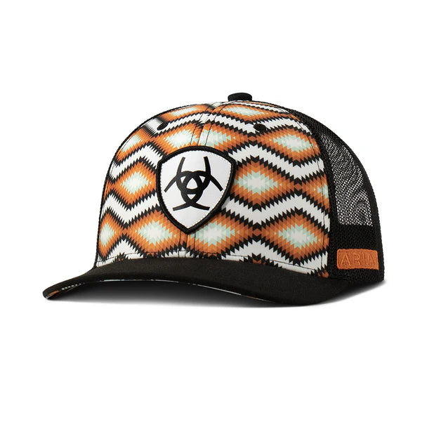 Ariat Southwest Print (Orange/Black) - Women's Trucker Cap - OVERLANDERS Outfitter