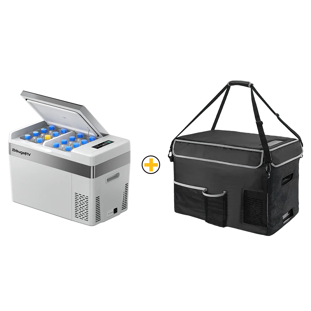 BougeRV 12V 30 Quart (28L) Portable Car Fridge - We The Collective