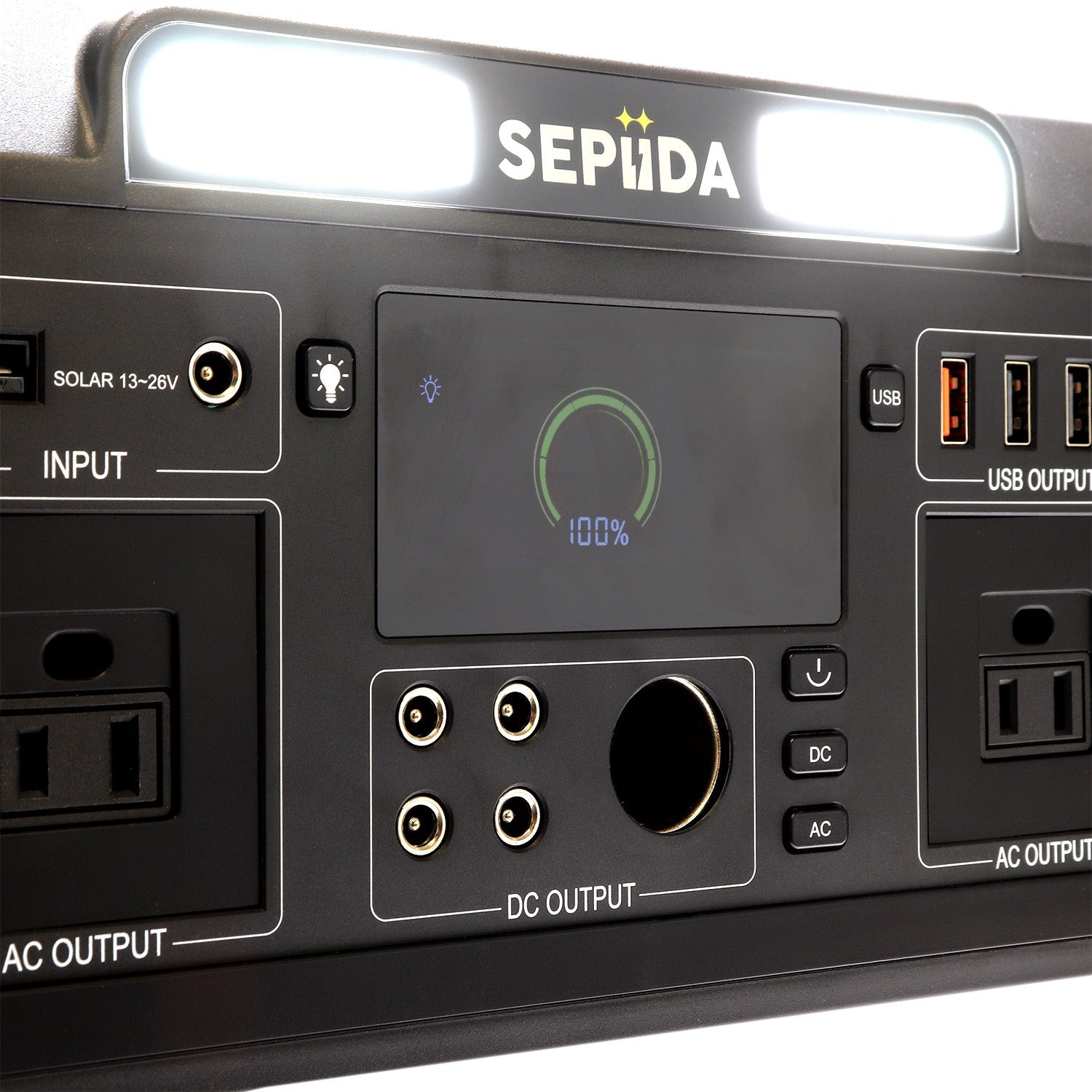 Portable LED Power Station SEPIIDA 600 Watt - OVERLANDERS Outfitter