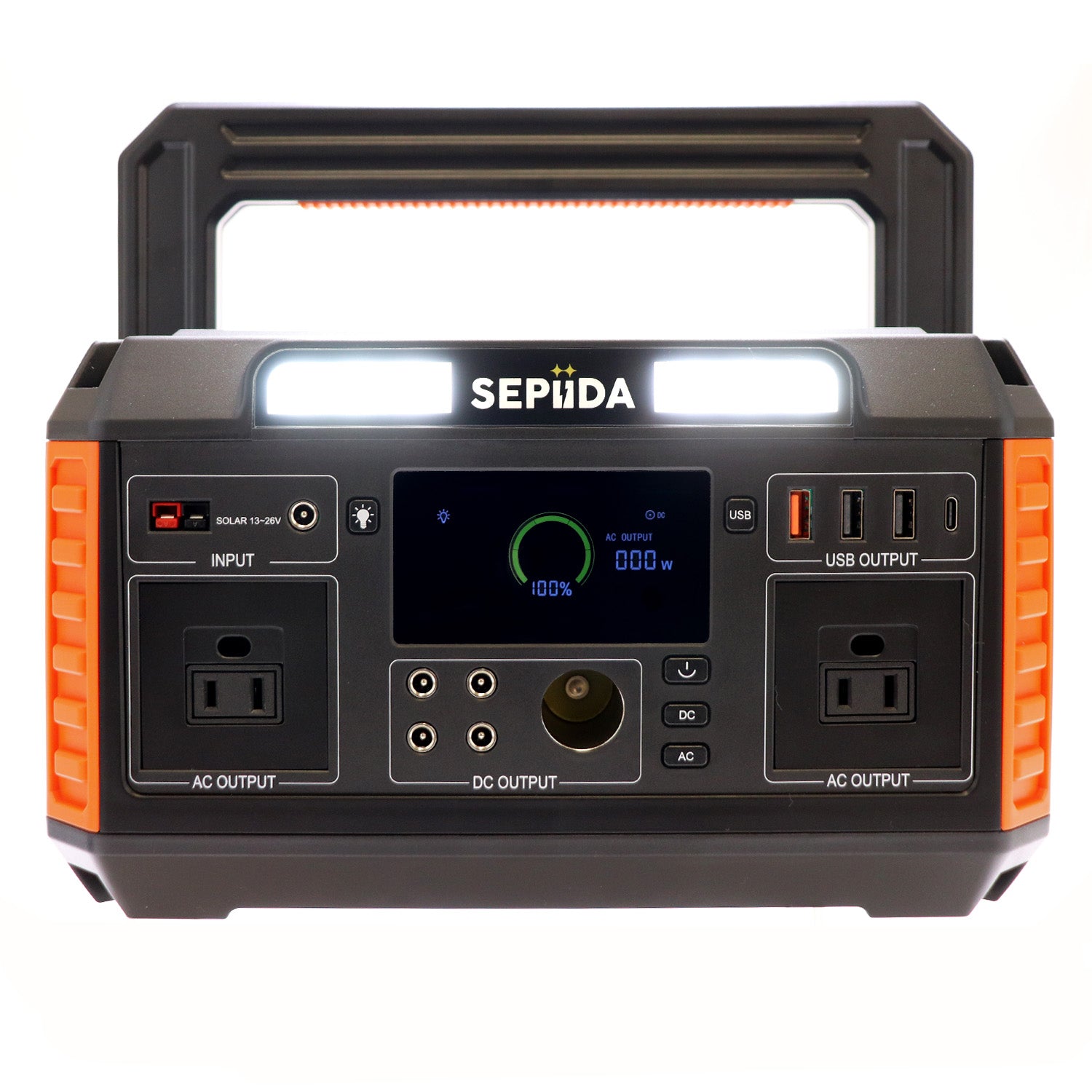Portable LED Power Station SEPIIDA 600 Watt - OVERLANDERS Outfitter