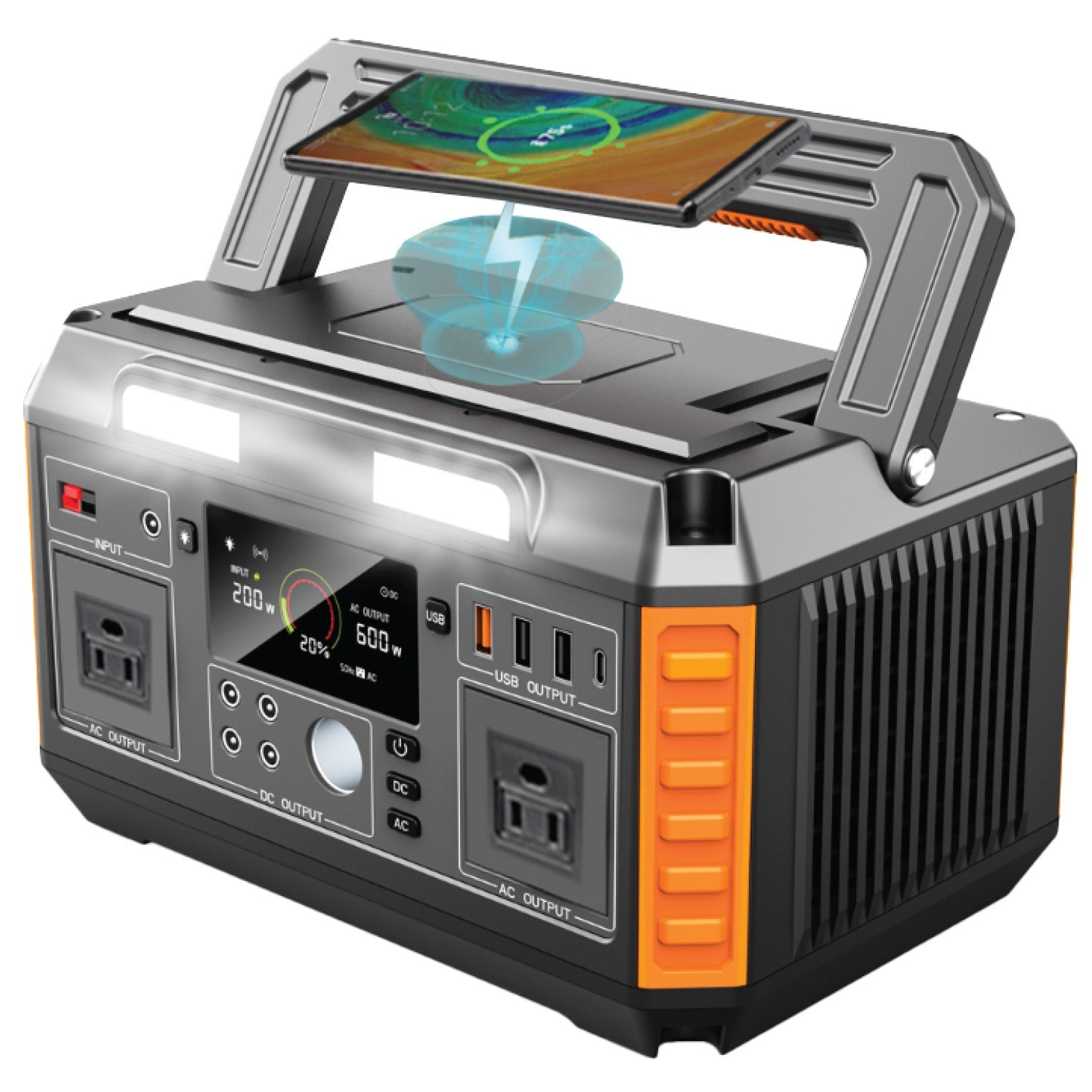 Portable LED Power Station SEPIIDA 600 Watt - OVERLANDERS Outfitter