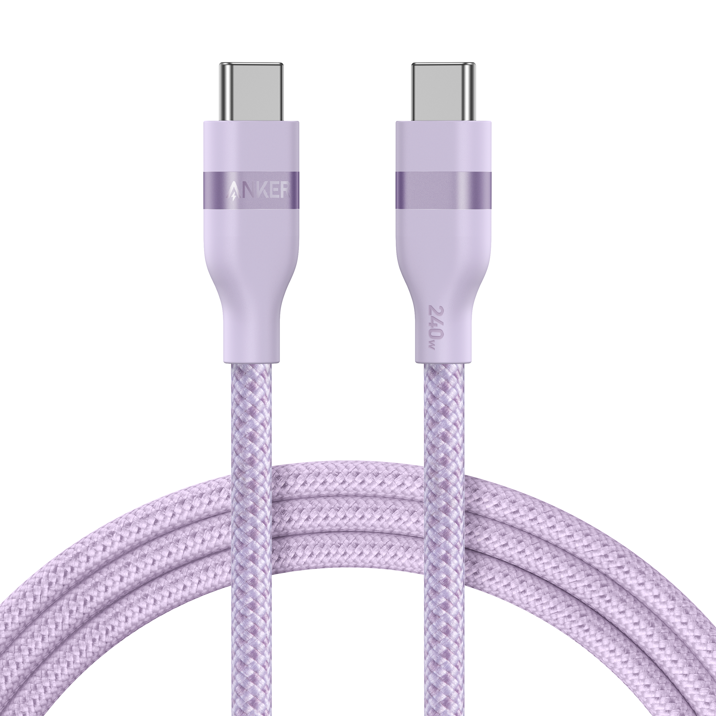 Anker USB-C to USB-C Cable (3 ft / 6 ft, 240W, Upcycled-Braided) - We The Collective