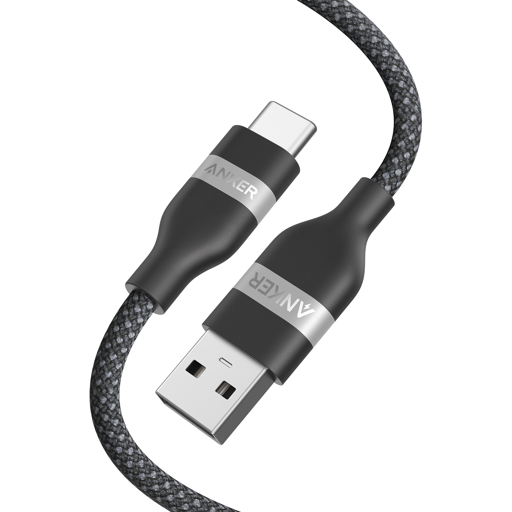 Anker USB-A to USB-C Cable (3 ft/6 ft, Upcycled-Braided) - We The Collective