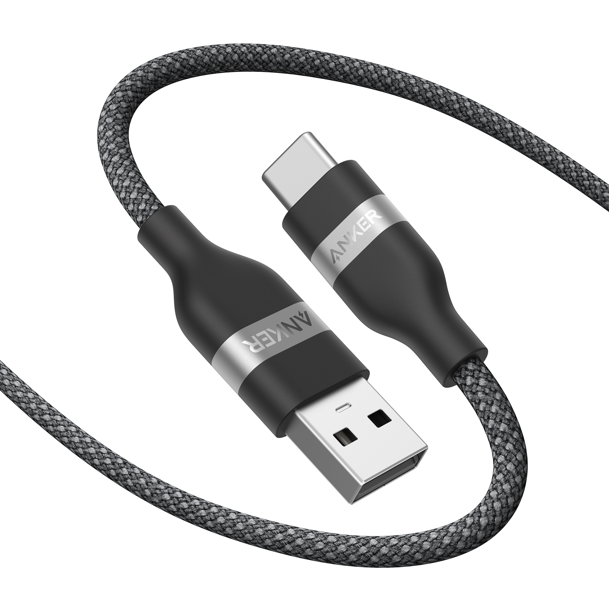 Anker USB-A to USB-C Cable (3 ft/6 ft, Upcycled-Braided) - We The Collective