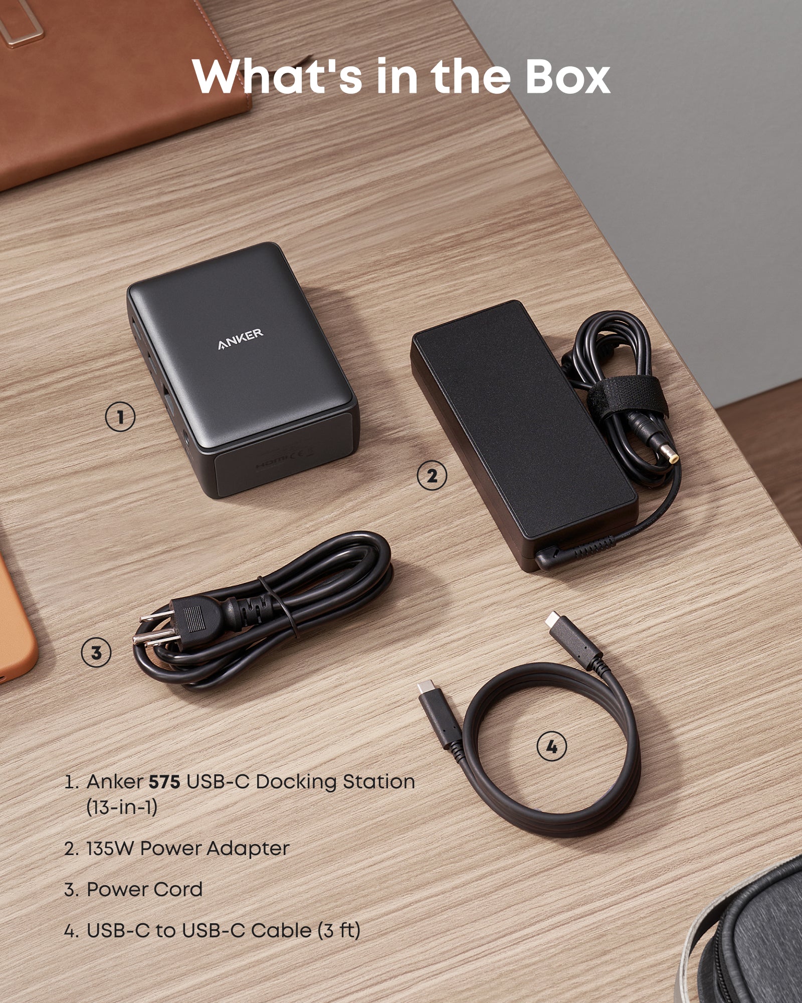 Anker <b>575</b> USB-C Docking Station (13-in-1) - We The Collective