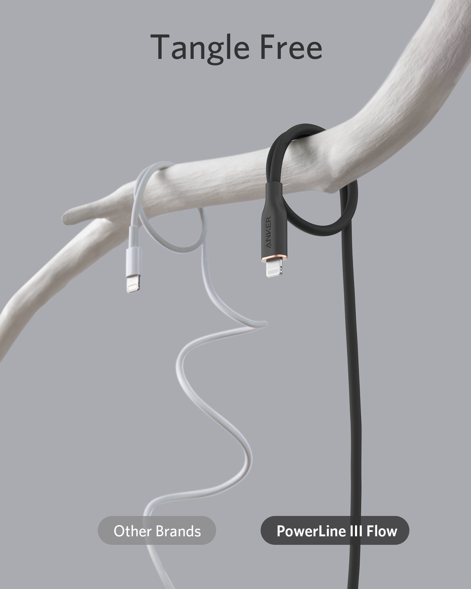 Anker <b>641</b> USB-C to Lightning Cable (Flow, 3 ft Silicone) - We The Collective