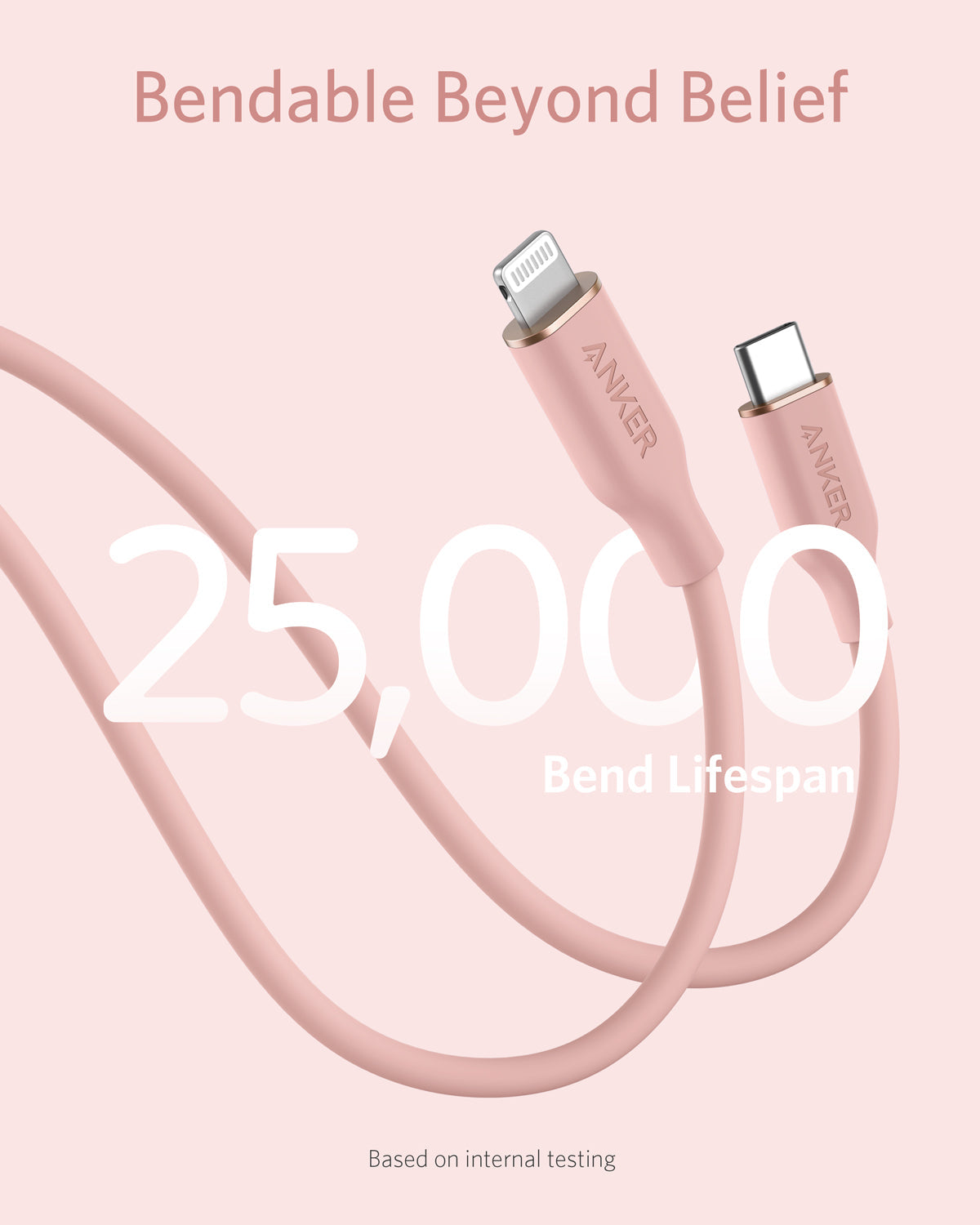 Anker <b>641</b> USB-C to Lightning Cable (Flow, 3 ft Silicone) - We The Collective
