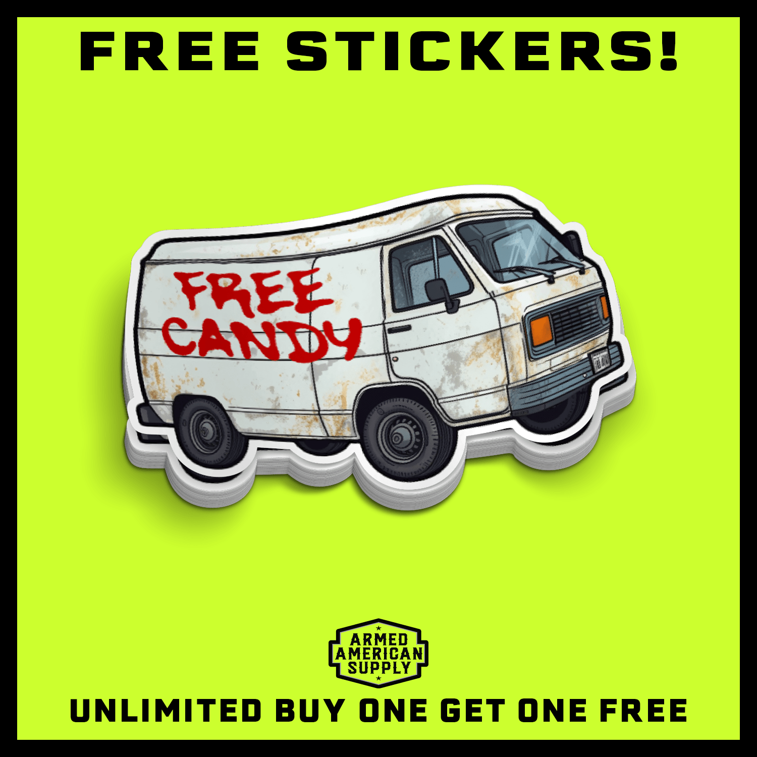 Free Candy Hard Hat Decal - OVERLANDERS Outfitter