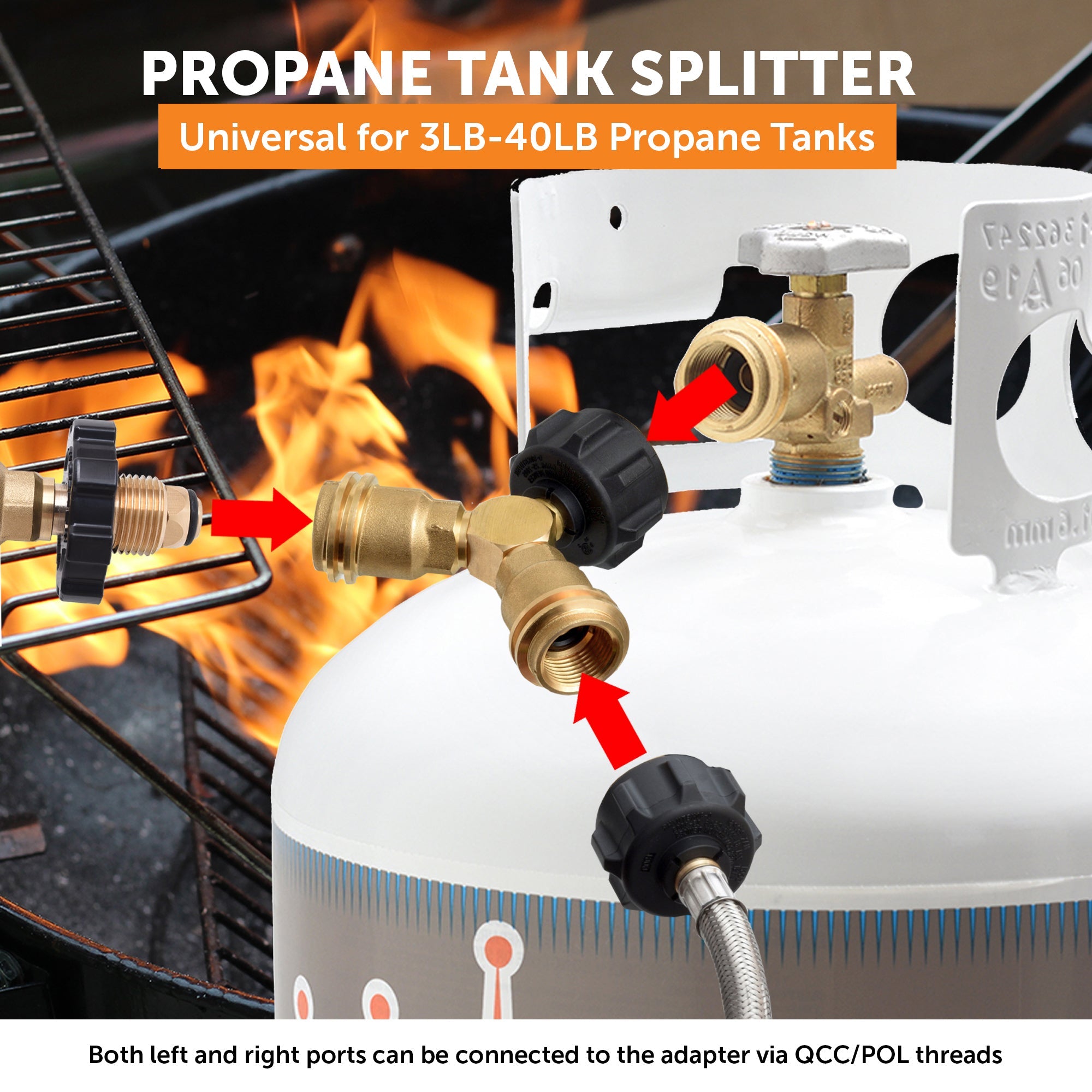 Flame King Y-Splitter Valve - We The Collective