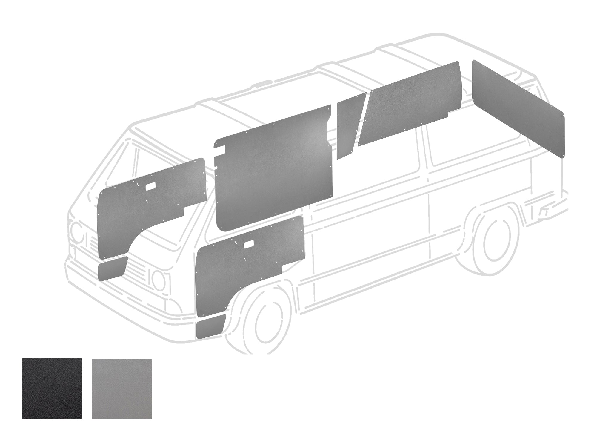 ABS Plastic Trim Panel Set [Vanagon Camper] - OVERLANDERS Outfitter