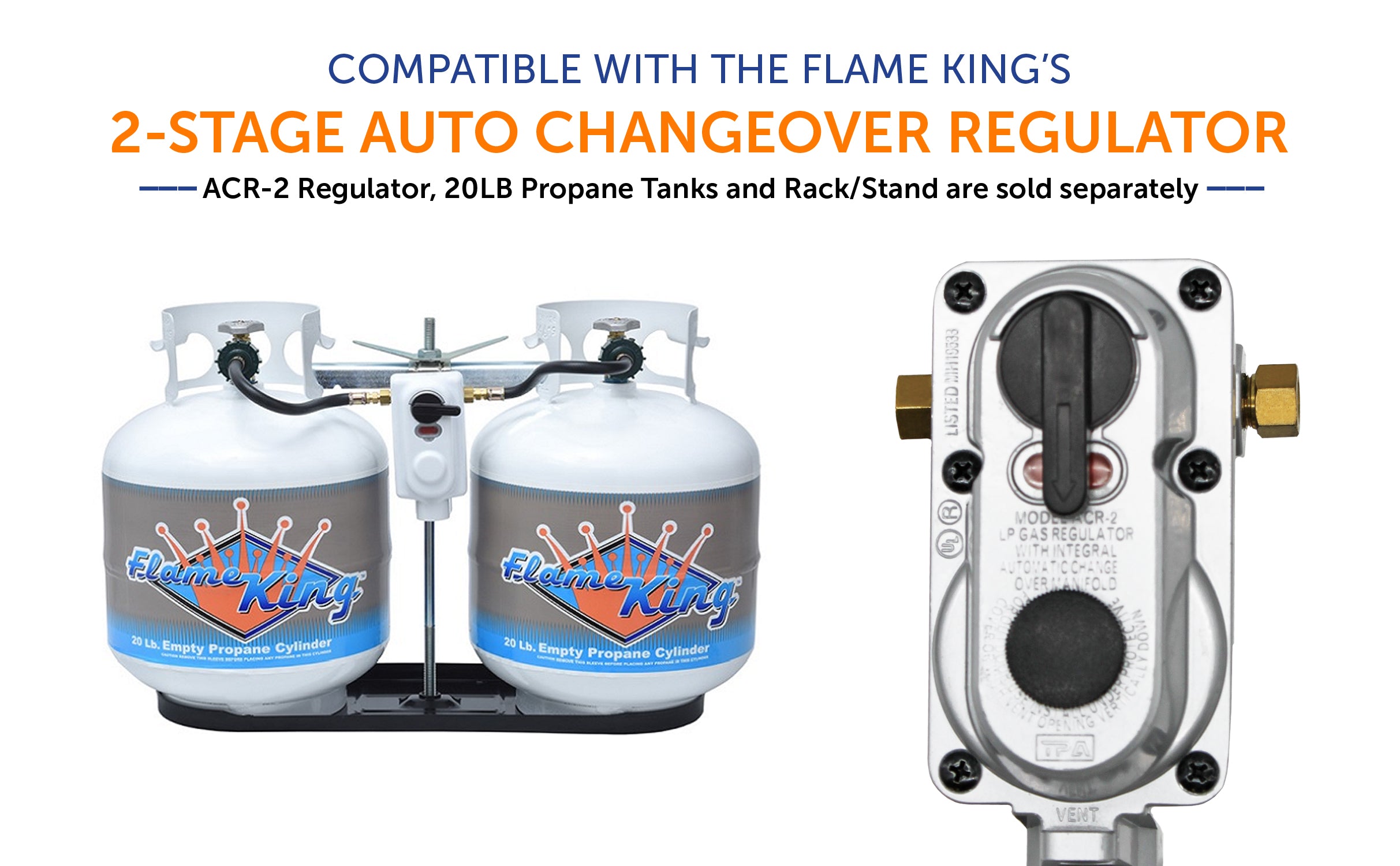 Flame King 18 Inch RV Or Trailer Propane Tank Pigtail Hose Connector