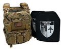 Redemption Tactical BIG BOY Crusader 2.0 XL armor vest with Level IV ceramic front and back plates, lightweight tactical ballistic vest.