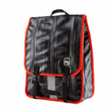 ZEITBIKE Alchemy Goods Madison Backpack in mandarin color, stylish durable bag with multiple compartments and adjustable straps.