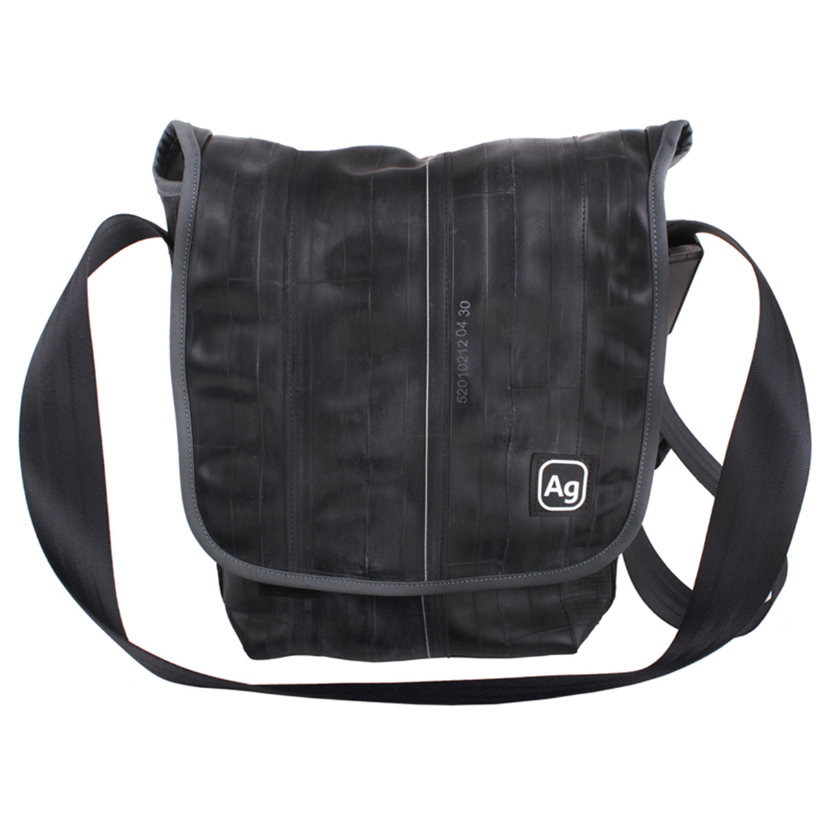 Charcoal Alchemy Goods Haversack Satchel bag from ZEITBIKE with adjustable straps and spacious interior, made of durable materials.