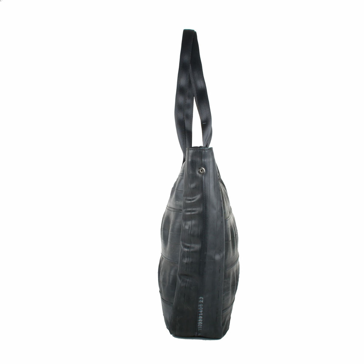 Black and grey Alchemy Goods Rainier Shoulder Bag from ZEITBIKE, featuring durable fabric and adjustable strap, on a plain background.