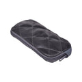 ZEITBIKE Alchemy Goods Roxhill Zip Wallet showing black leather exterior and zip closure, compact and stylish for everyday use