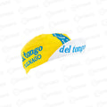 ZEITBIKE vintage cycling cap with Del Tongo design, featuring classic style and lightweight fabric, shown from the side.