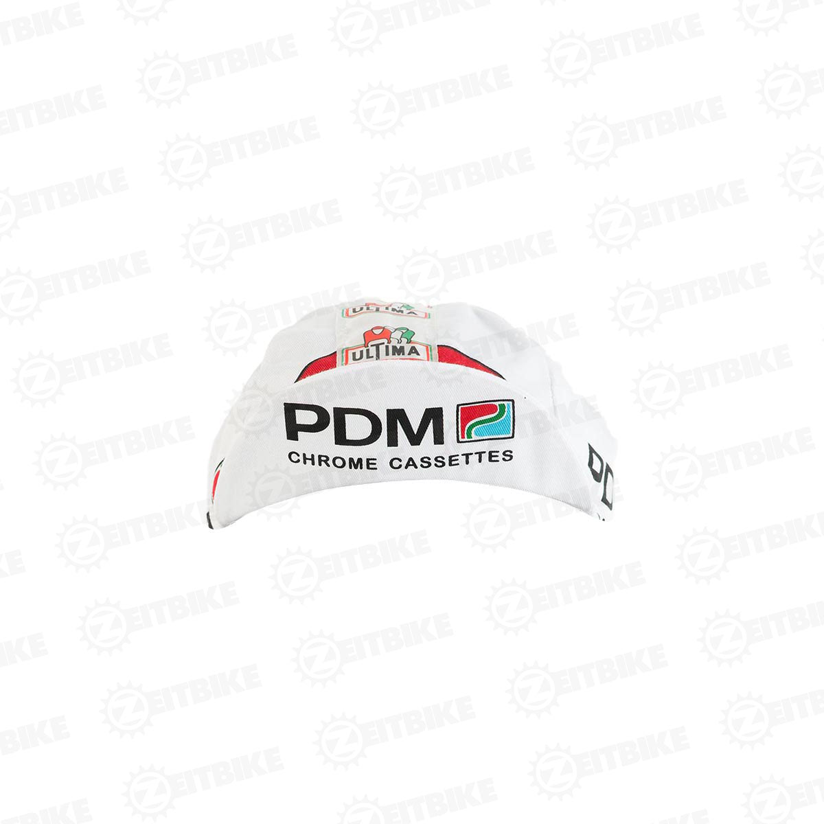ZEITBIKE vintage cycling cap in PDM fabric, featuring classic design and front panel details, perfect for cycling enthusiasts.