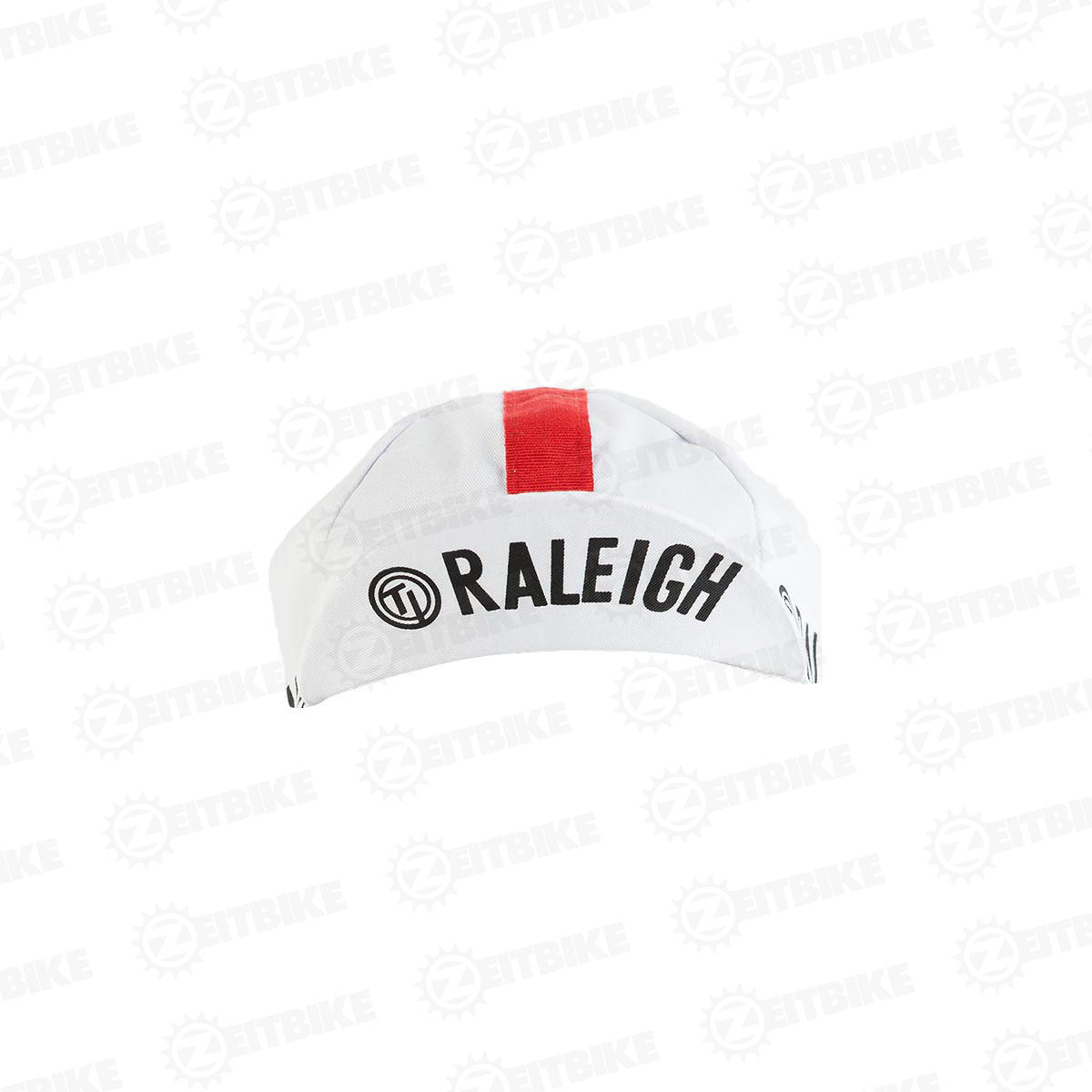 ZEITBIKE vintage cycling cap with Raleigh logo, featuring a classic design and brim, made for stylish cycling accessories.