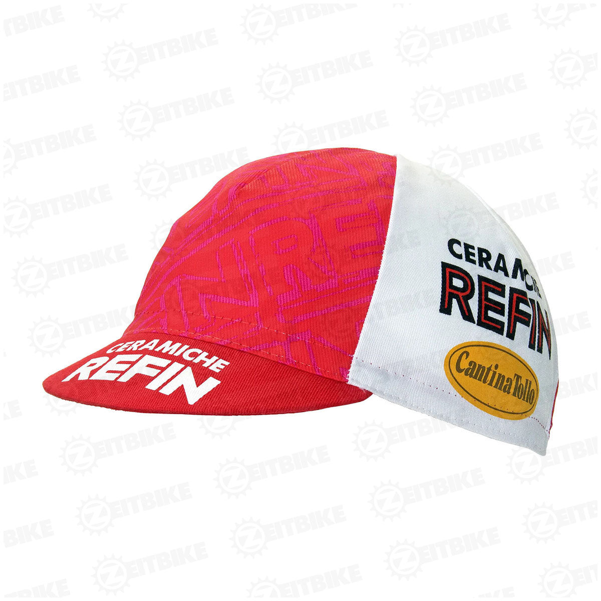 ZEITBIKE vintage cycling cap in refined style, featuring a classic design with a structured brim and fabric texture.