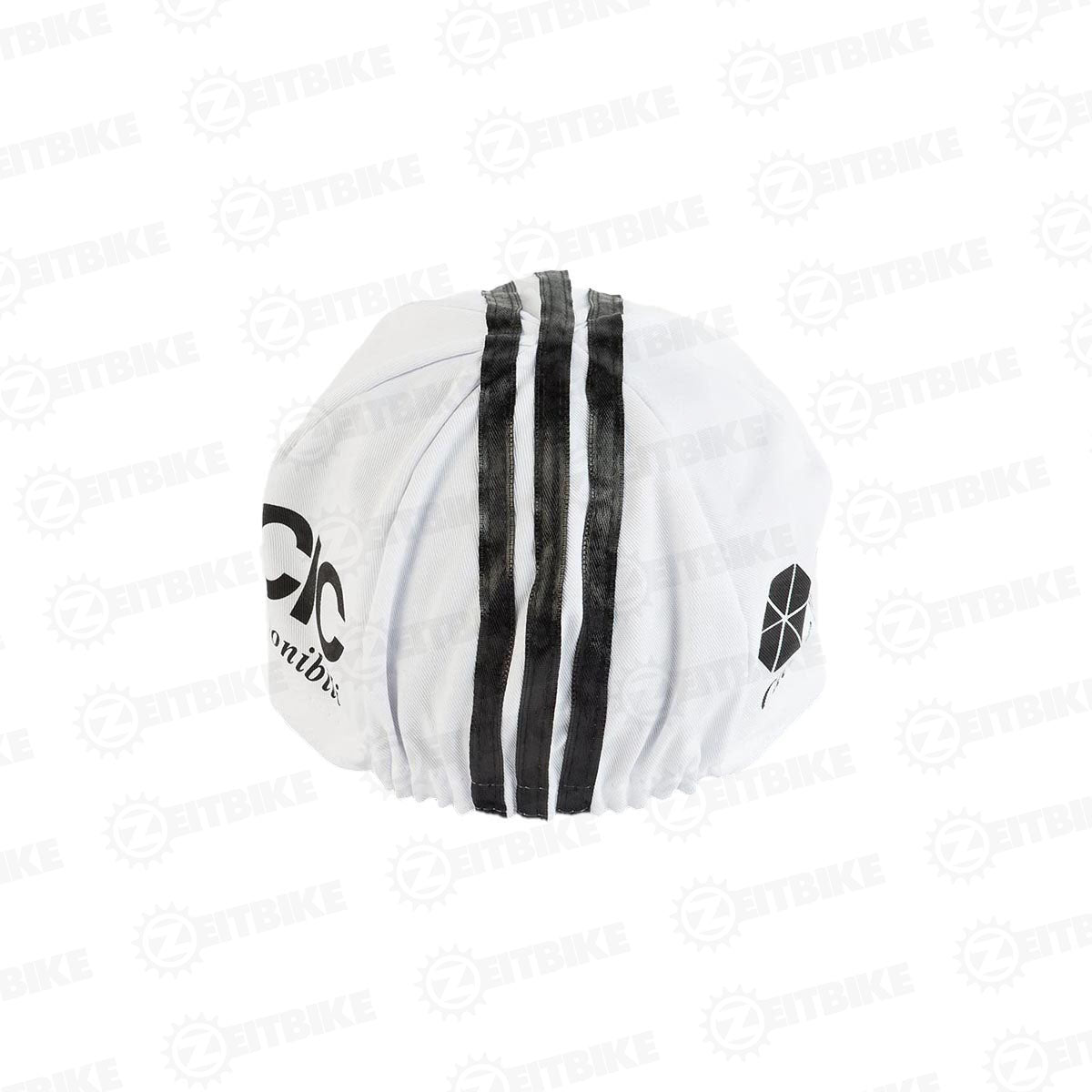 ZEITBIKE vintage cycling cap in Scic style with a classic design, viewed from the back showing the cap's fabric and stitching details.