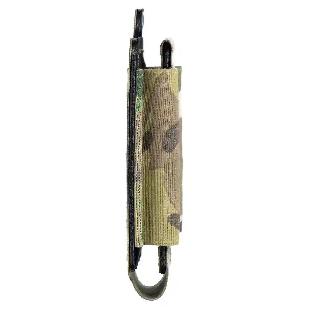 HCC Tactical ARC Heavy Pouch in multicam, showcasing elastic design for secure storage of tactical gear.