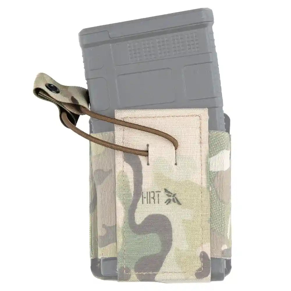HCC Tactical ARC Heavy Pouch in multicam, showcasing elastic design for tactical gear storage.