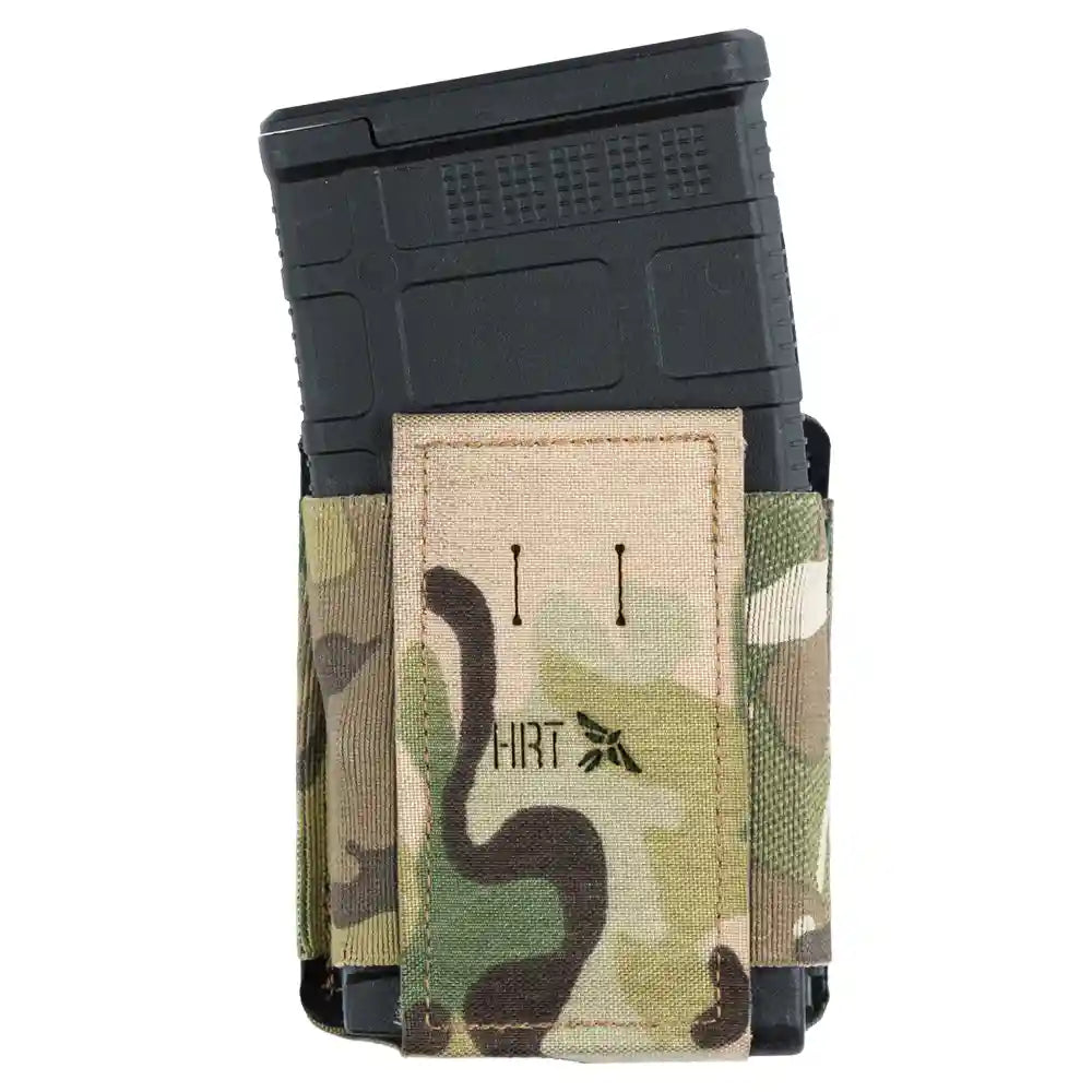 HCC Tactical ARC Heavy Pouch in MultiCam, featuring elastic design for tactical gear storage and easy access.
