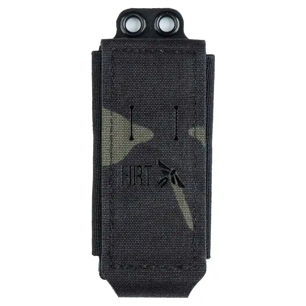 HCC Tactical ARC elastic pistol pouch with adjustable fit, designed for tactical gear and quick access to a handgun.