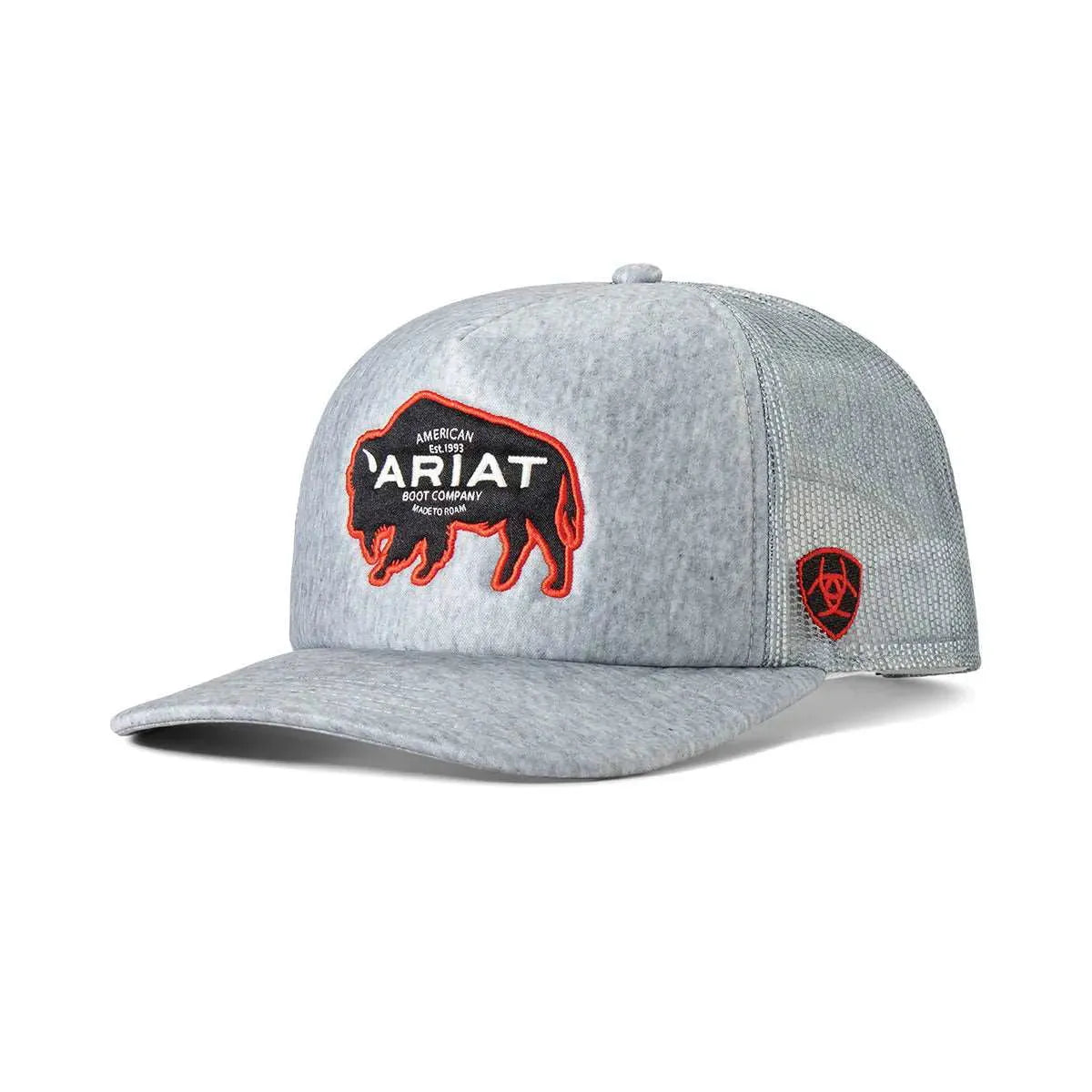 ARIAT Buffalo Patch (Grey) - Trucker Cap - OVERLANDERS Outfitter