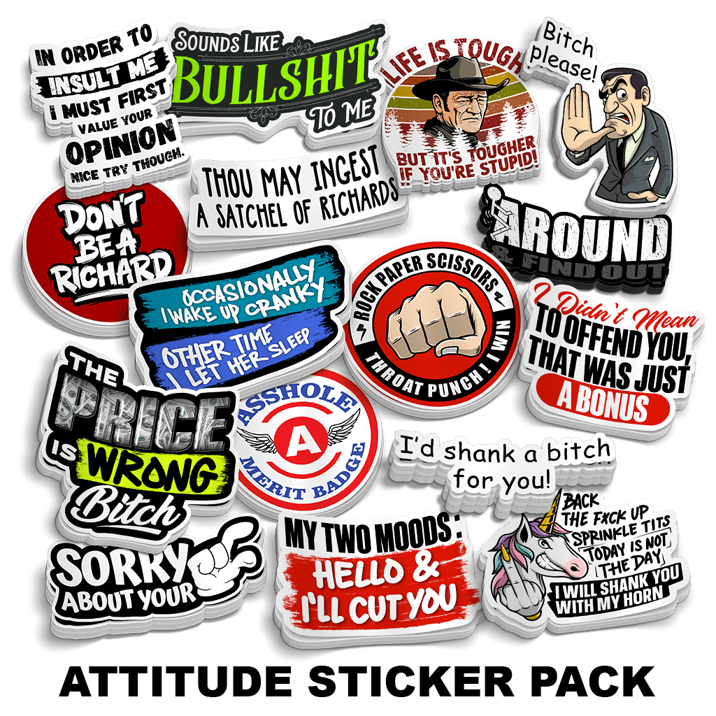 Attitude Sticker Pack - OVERLANDERS Outfitter