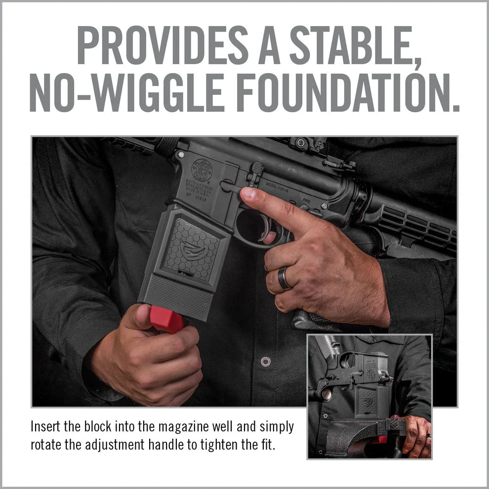 HCC Tactical Smart-Fit® Vise Block Sleeve for AR10, designed for effective cleaning and maintenance of firearms.