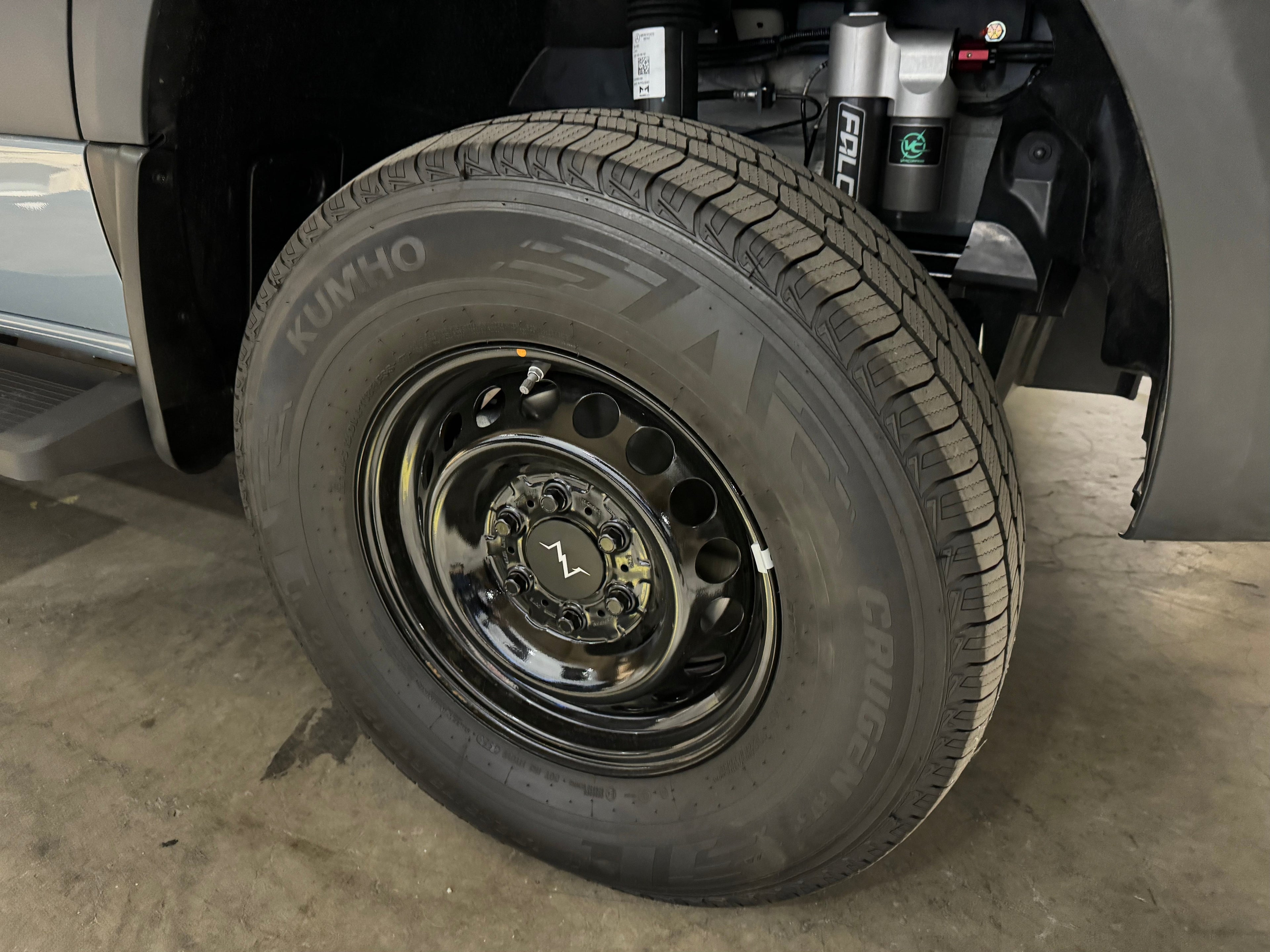 Steel AVW Sprinter 20mm wheel spacers for improved performance on Mercedes Sprinter vans, designed by Alpine Van Works.
