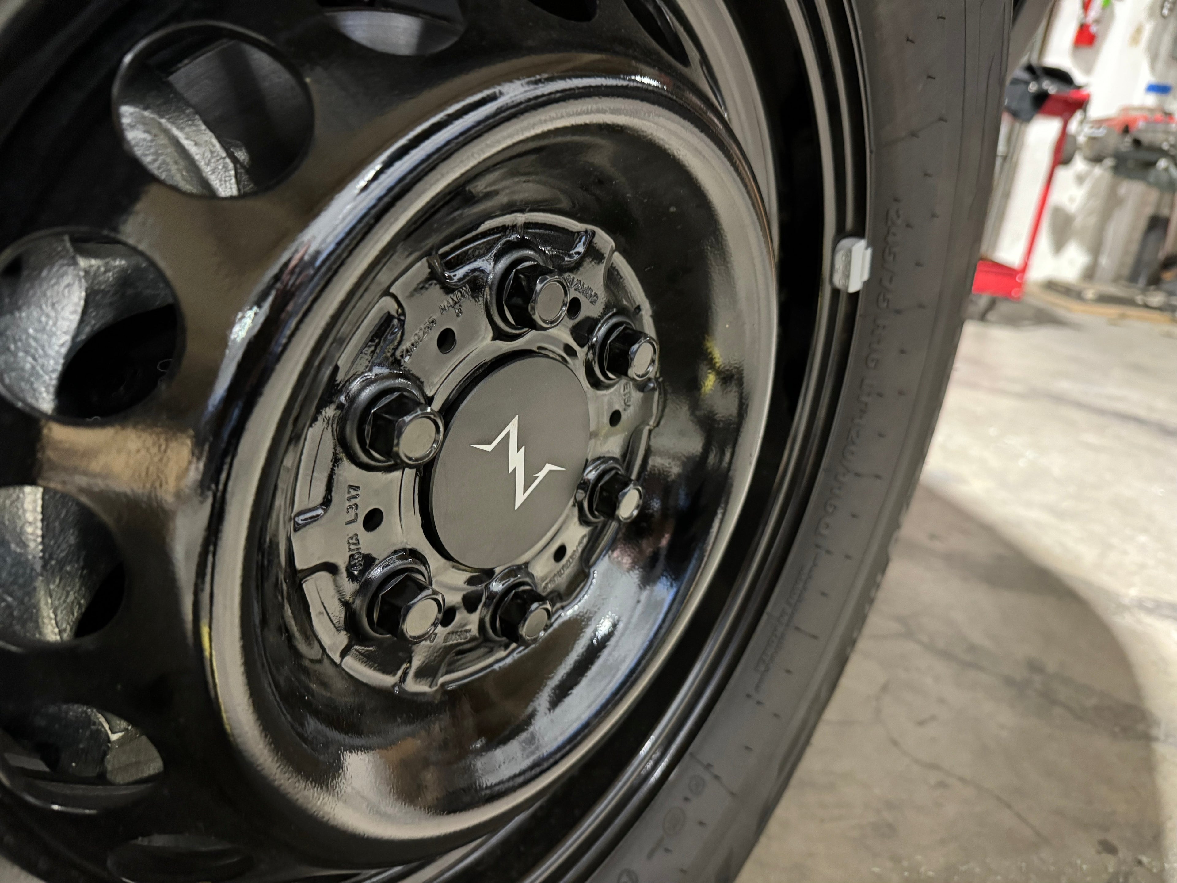 Steel AVW Sprinter 20mm wheel spacers from Alpine Van Works, LLC, designed for improved performance and wheel fitment.