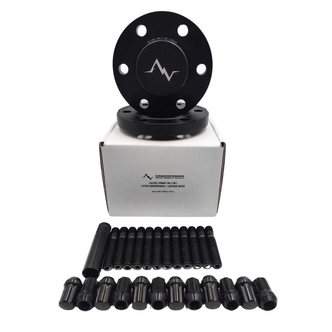 Alpine Van Works AVW Sprinter 20mm wheel spacers on alloy wheels for improved vehicle performance.