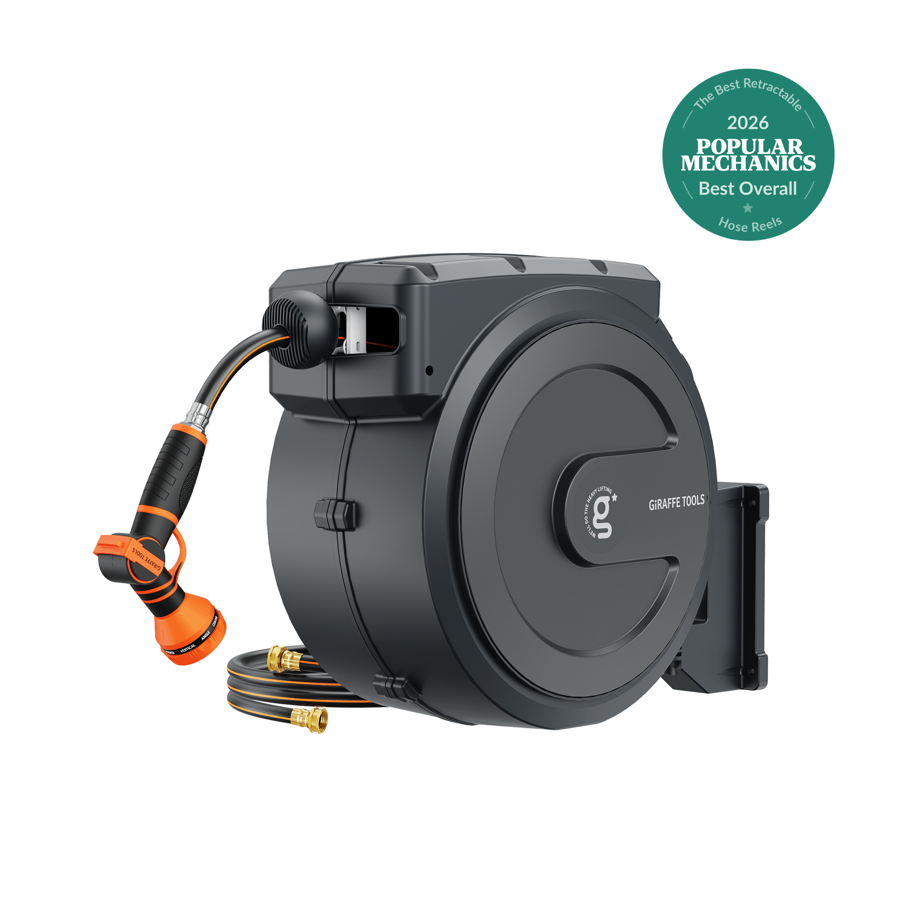 Retractable Garden Hose Reel-5/8in-90ft - OVERLANDERS Outfitter