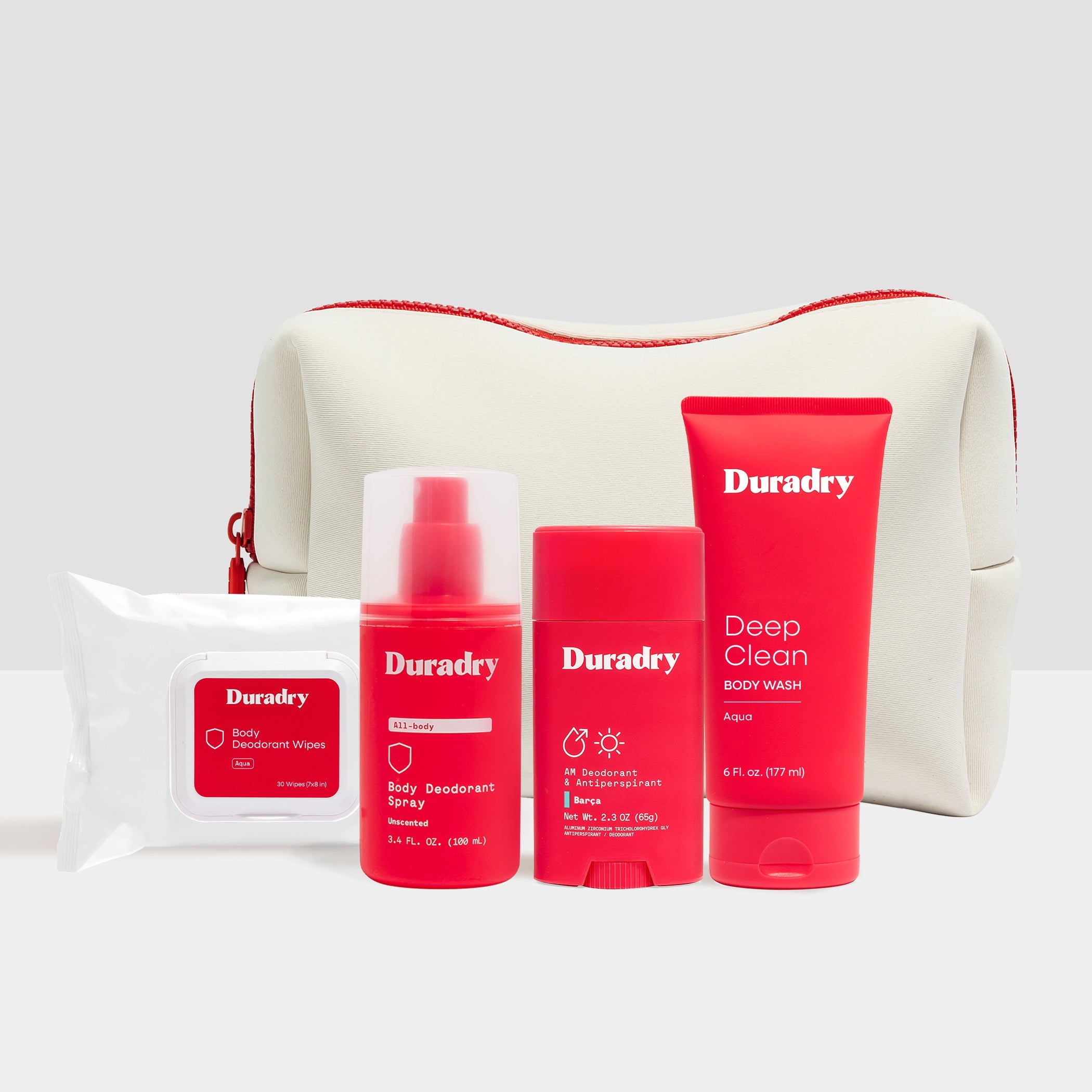 Duradry Active Body Set featuring breathable workout gear, including top and leggings, designed for comfort and performance.