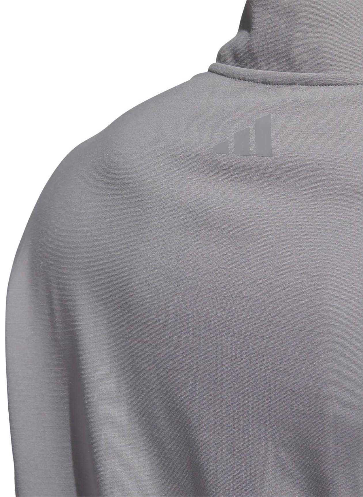 Adidas Elevated Quarter-Zip Golf Pullover in stylish clothing, featuring a quarter-zip design and comfortable fit for golf attire.